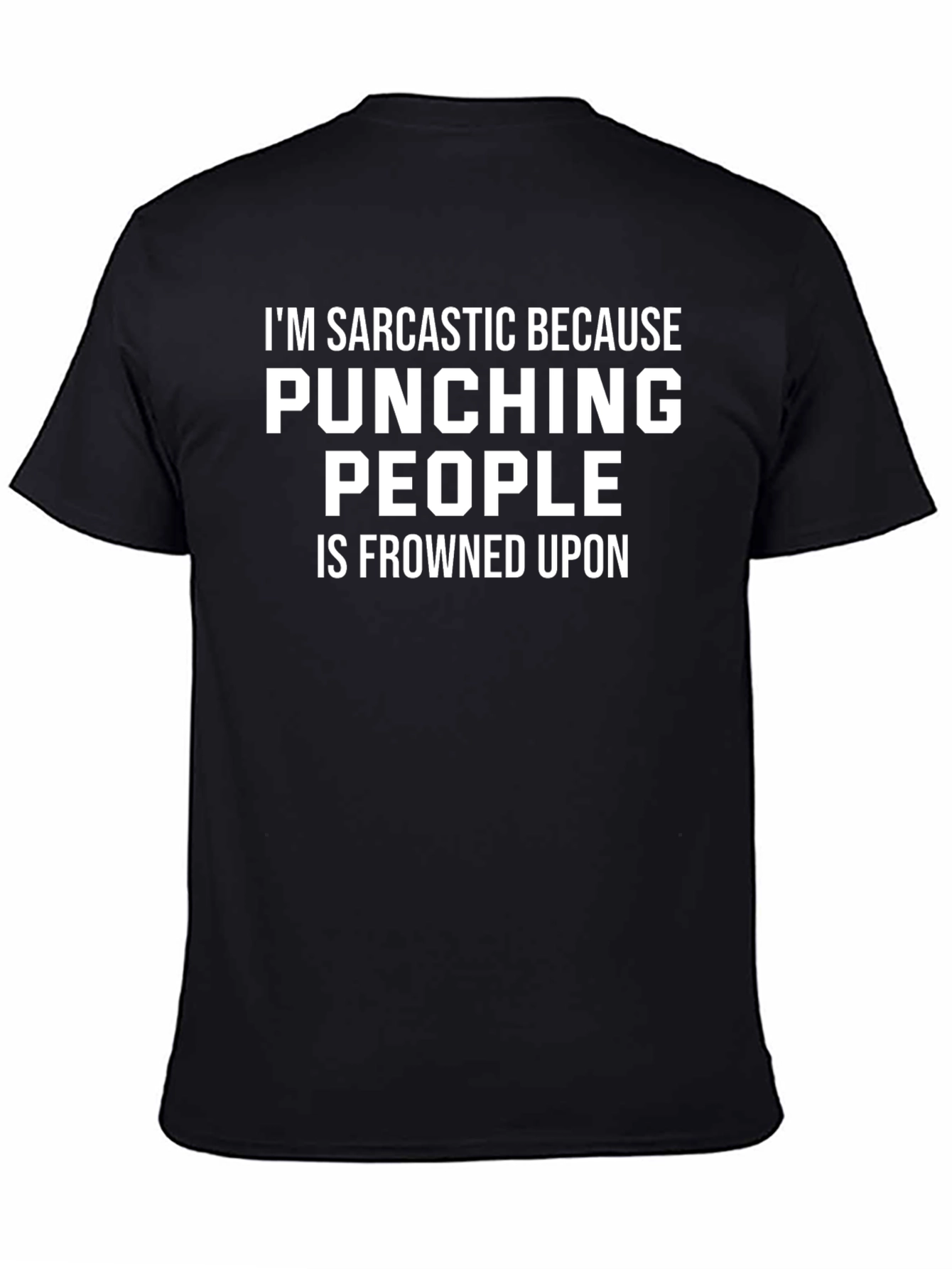 Sarcastic Punching People Funny Graphic T-Shirt