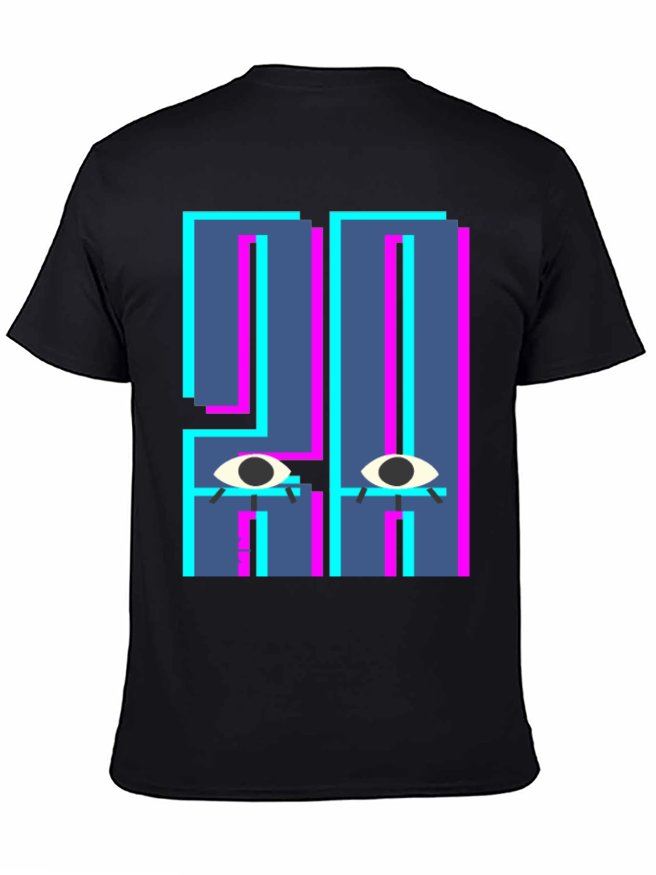 Abstract Eye Graphic T-Shirt - Unique Design