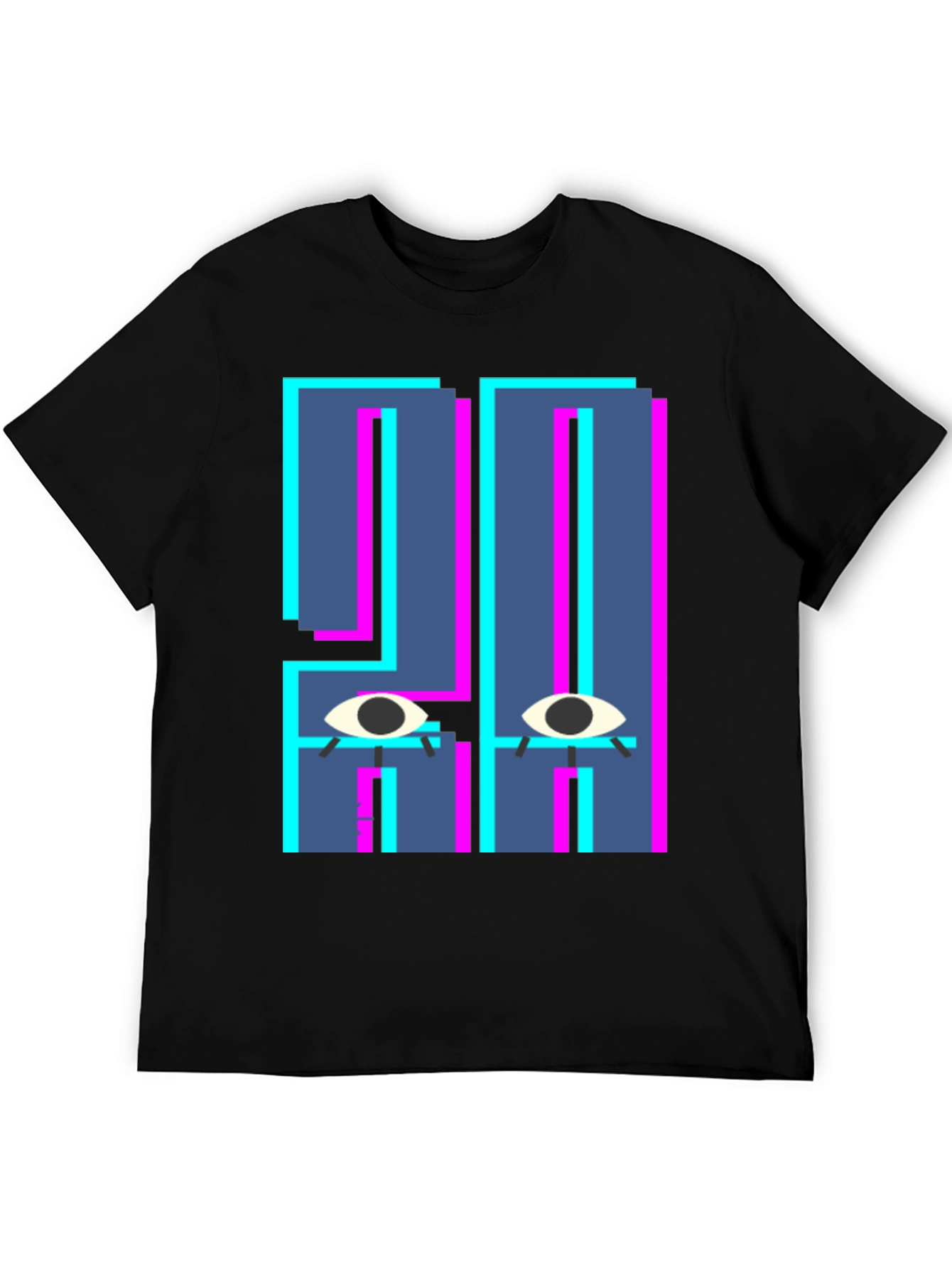Abstract Eye Graphic T-Shirt - Unique Design