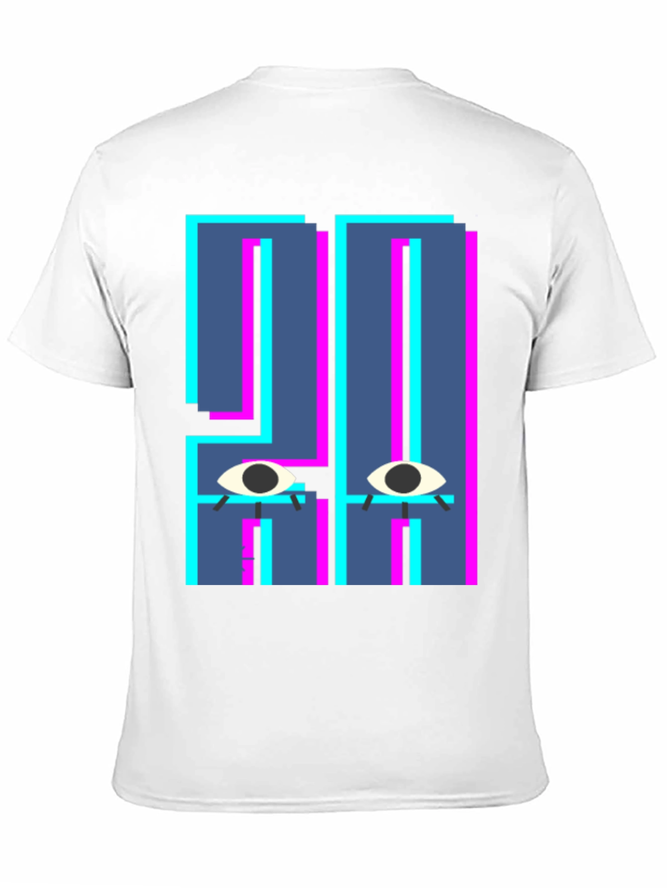 Abstract Eye Graphic T-Shirt - Unique Design