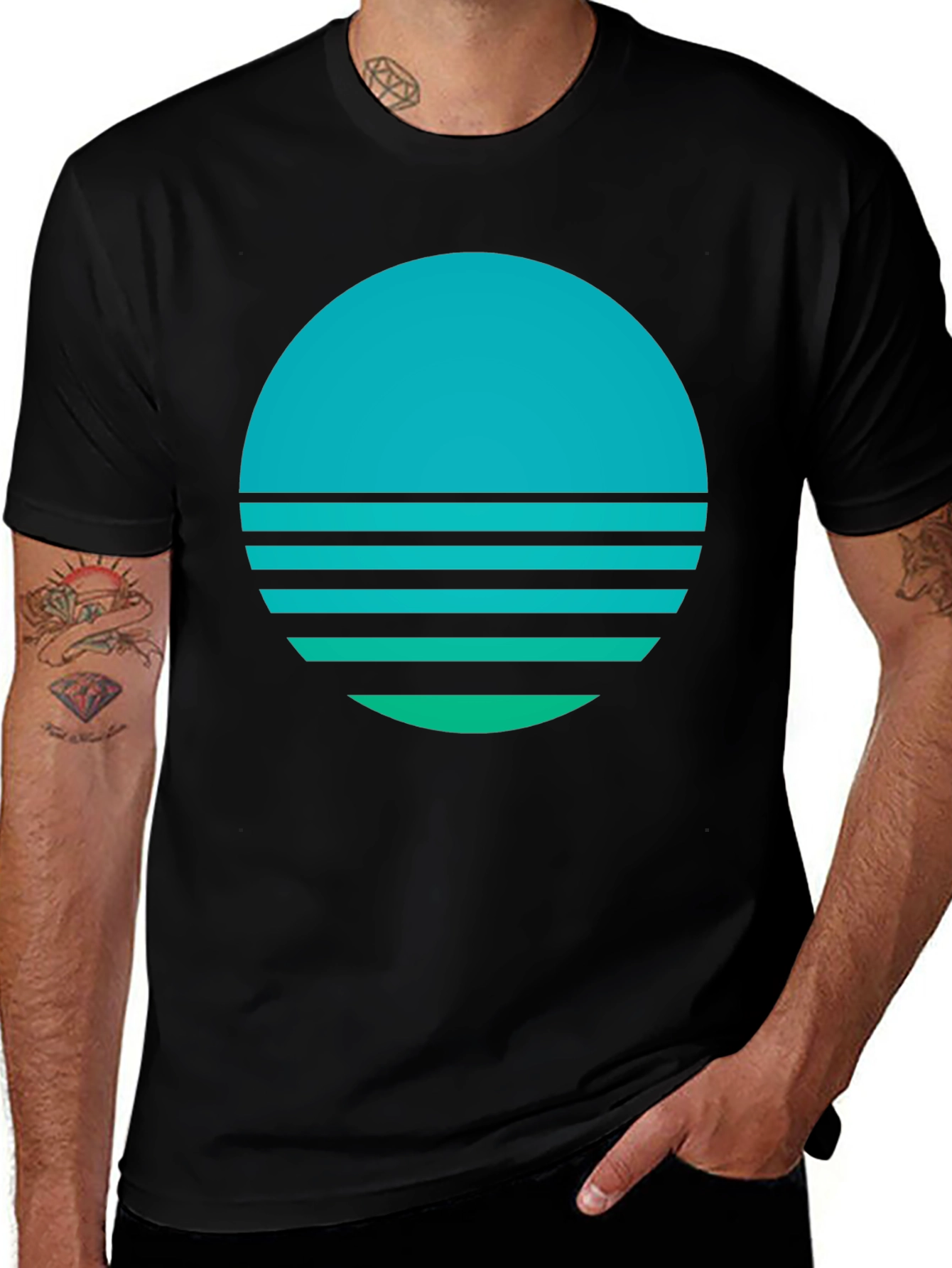 Retro Sunset Graphic Tee - Cool & Stylish