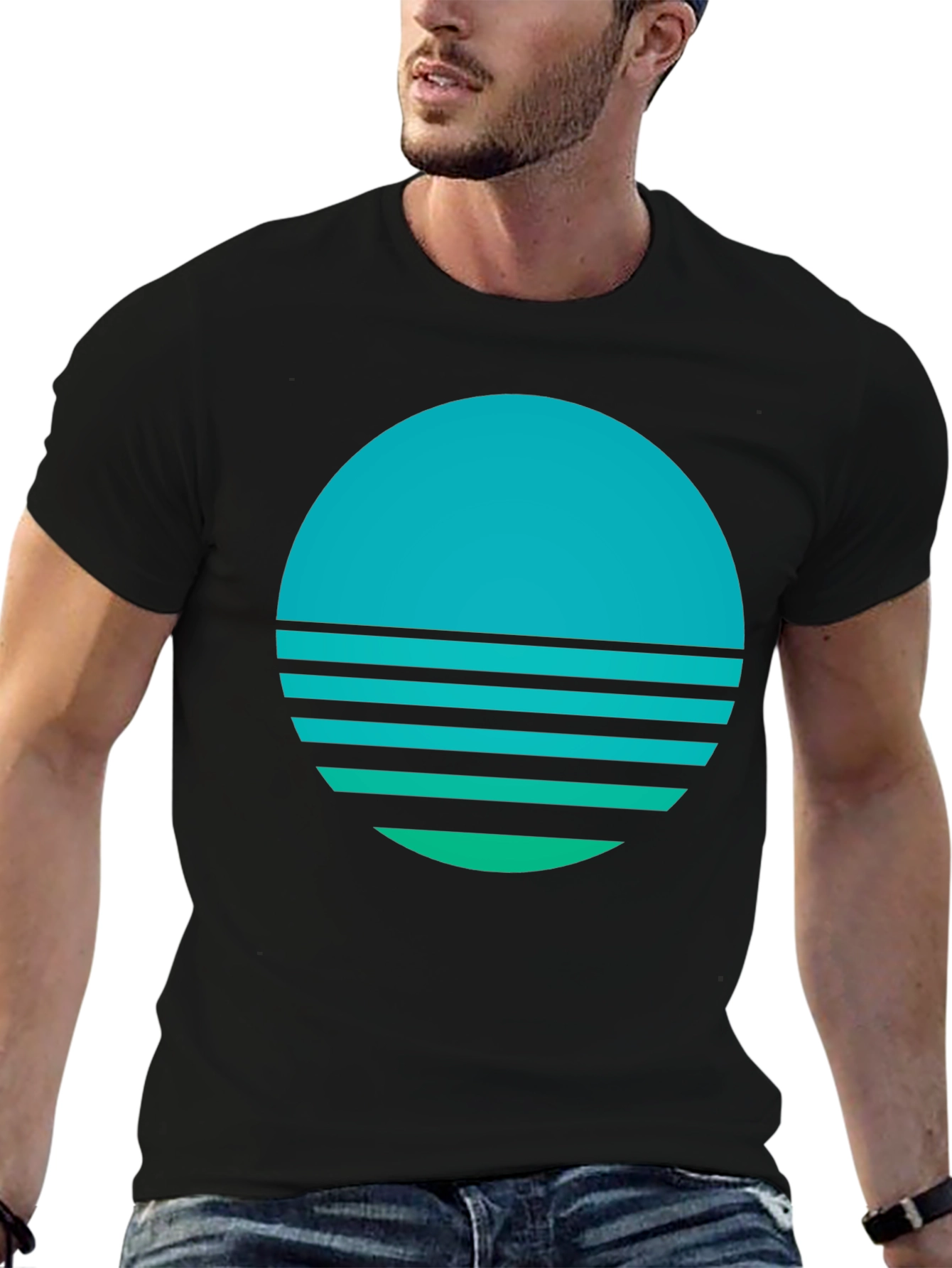 Retro Sunset Graphic Tee - Cool & Stylish