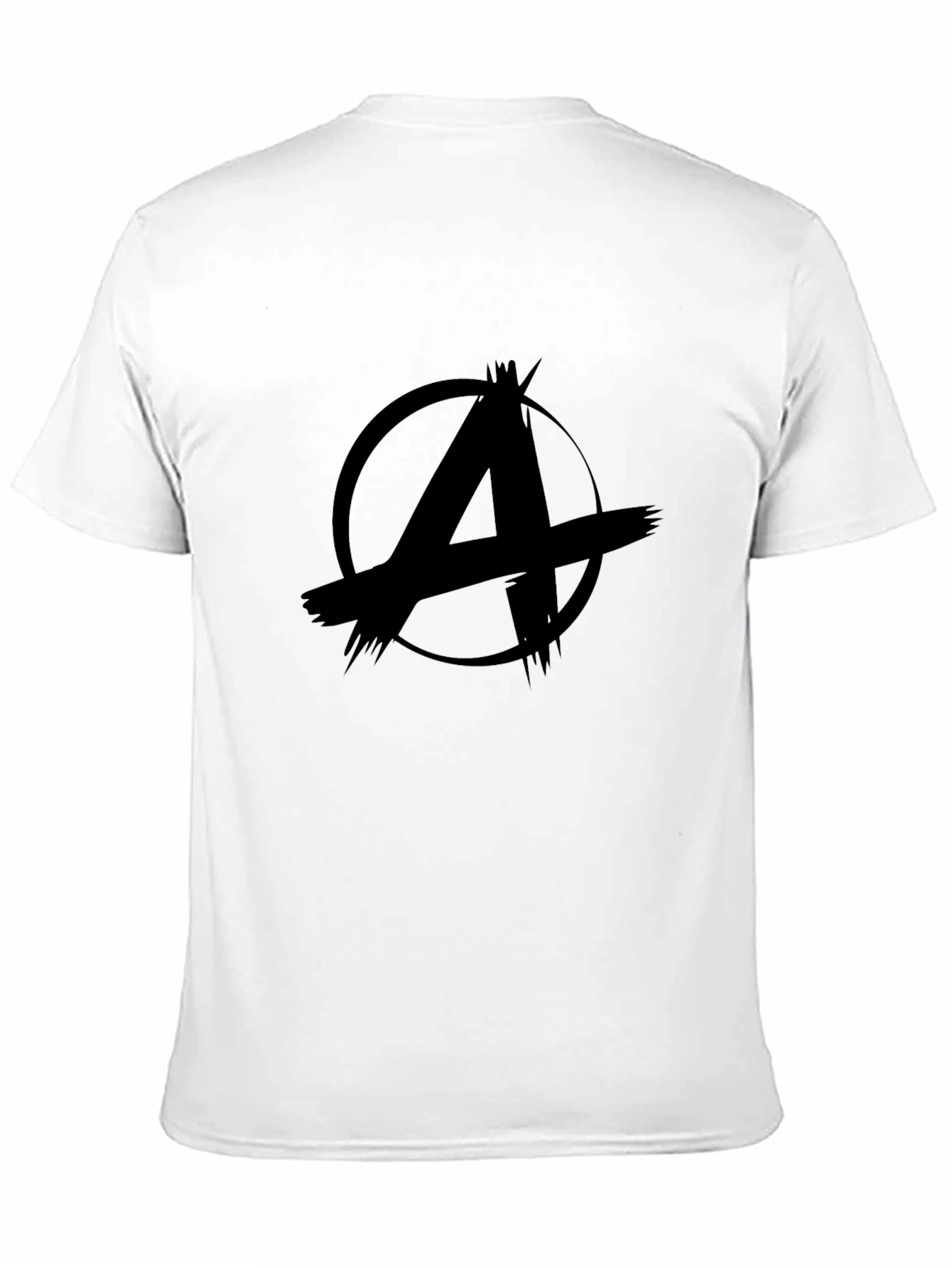 Anarchy Symbol Black Graphic T-Shirt