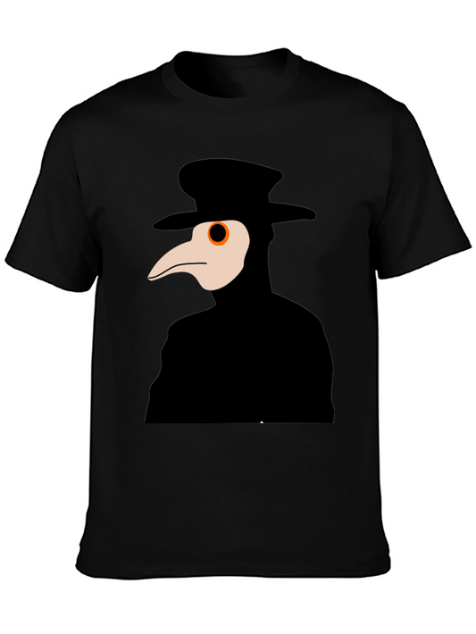 Plague Doctor Graphic Tee - Unique Halloween Costume Shirt