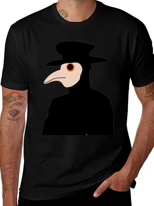 Plague Doctor Graphic Tee - Unique Halloween Costume Shirt