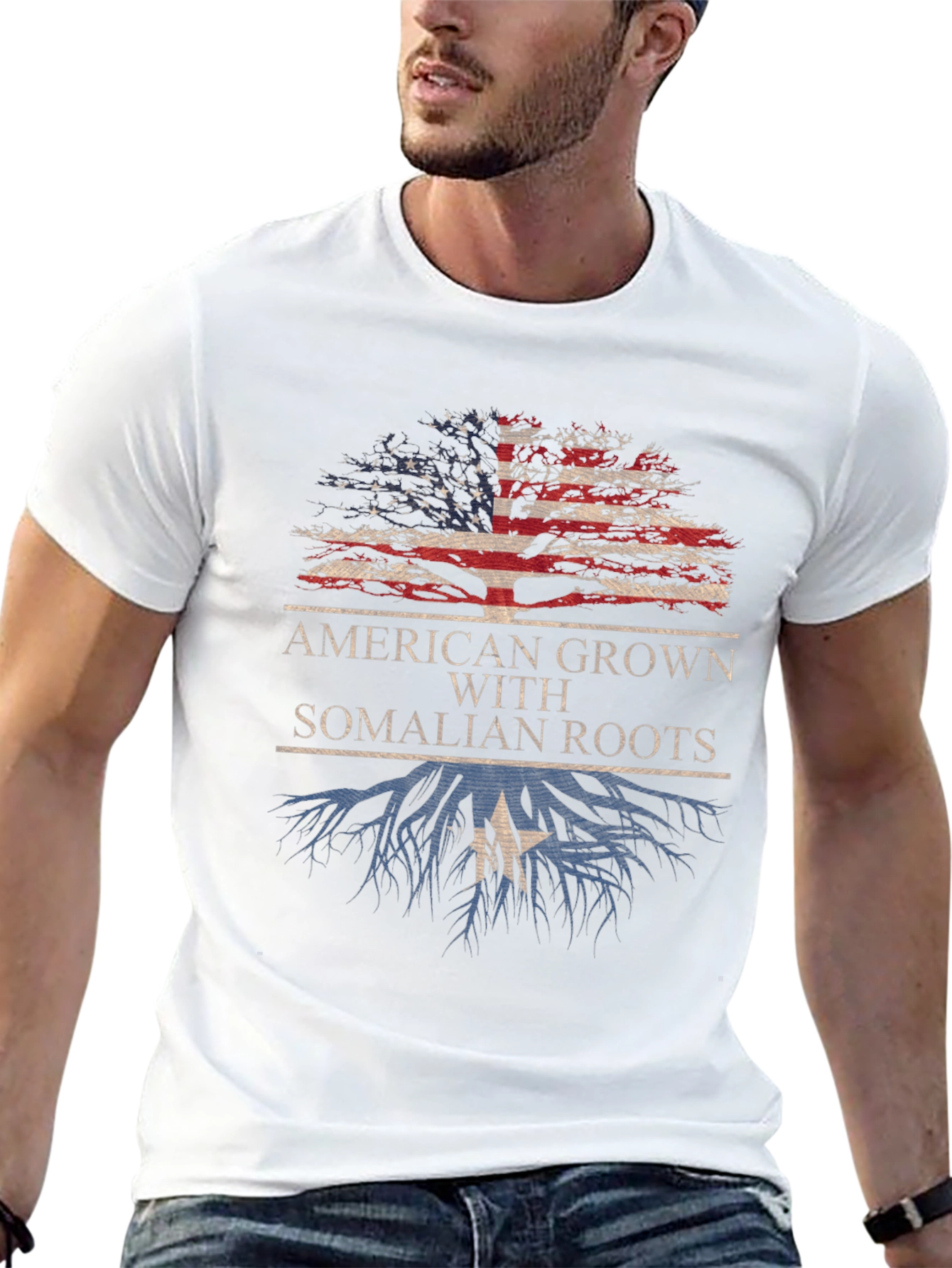 American Grown with Somali Roots T-Shirt
