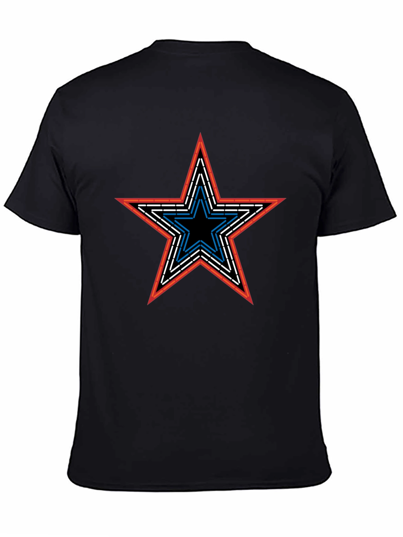 Star Graphic Tee - Mens Black T-Shirt