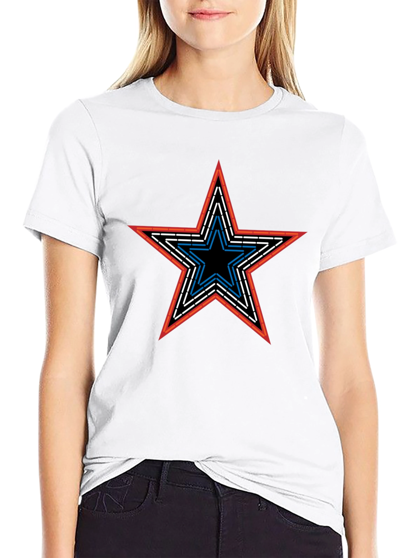 Star Graphic Tee - Mens Black T-Shirt