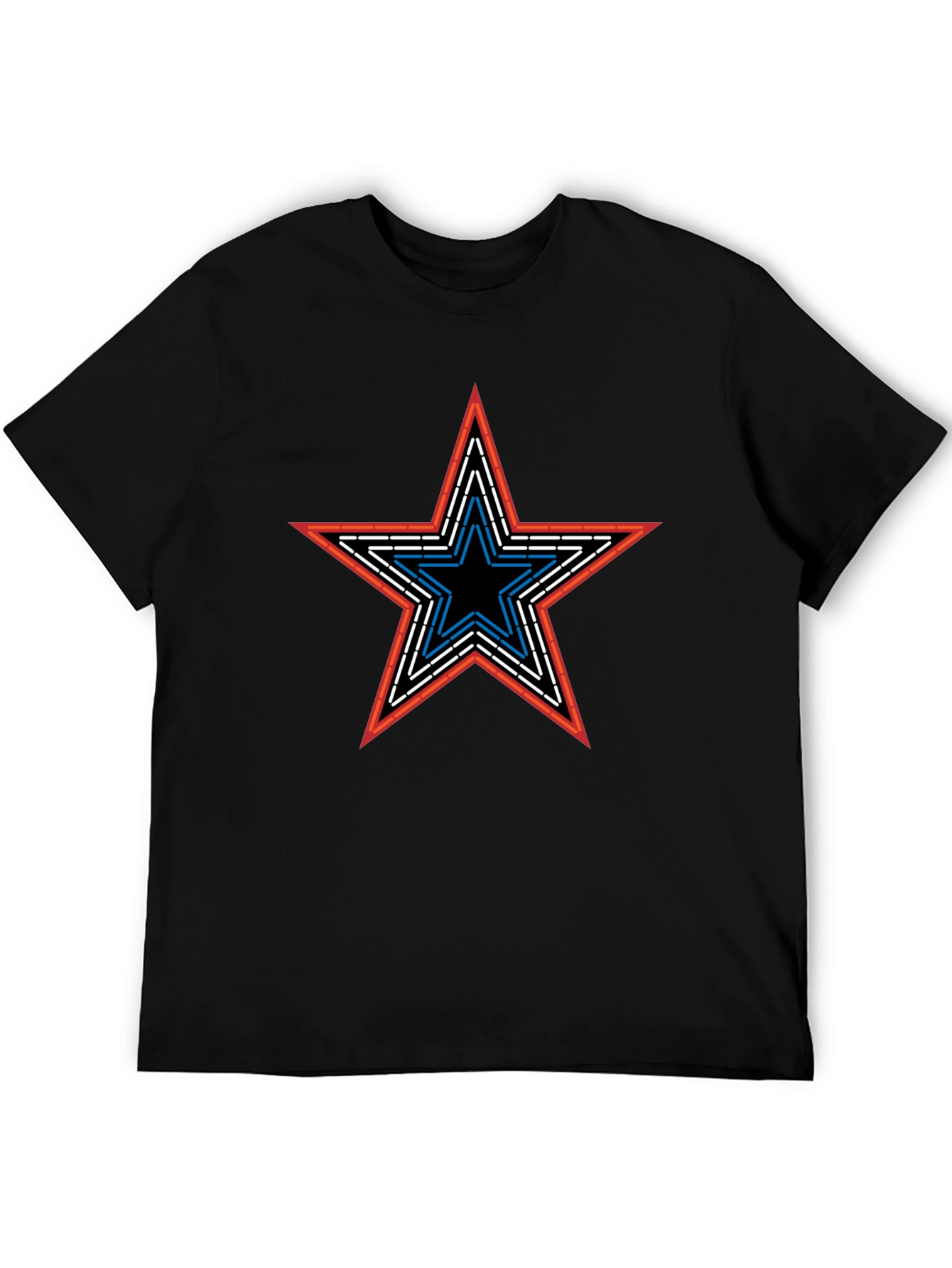 Star Graphic Tee - Mens Black T-Shirt