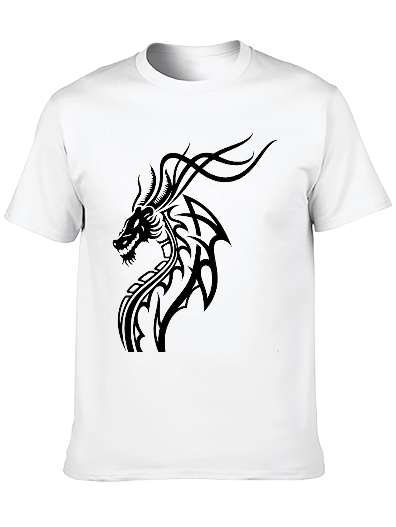 Black Dragon Graphic Tee - Mens Fashion