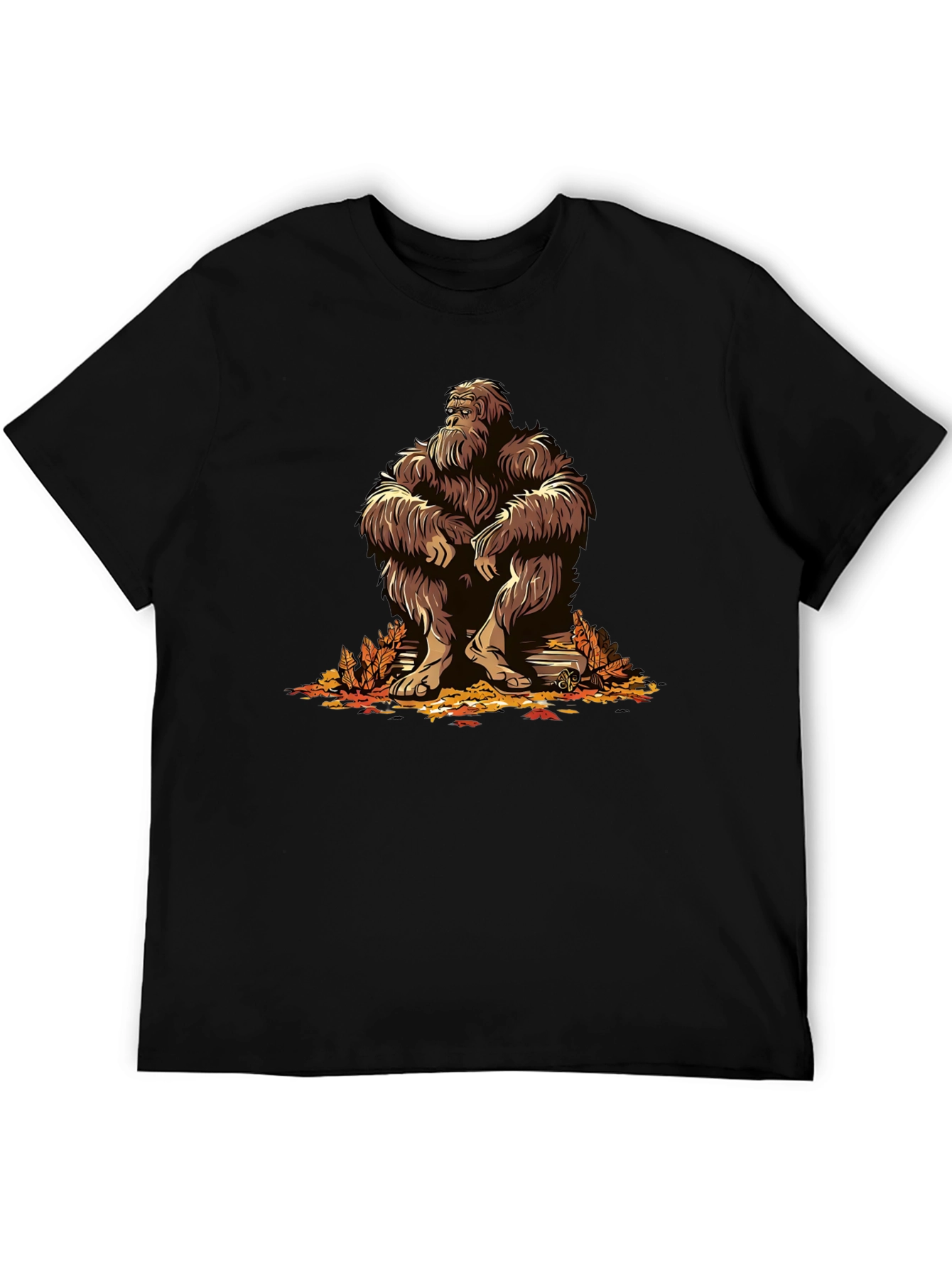 Bigfoot Graphic Tee - Sasquatch Illustration T-Shirt