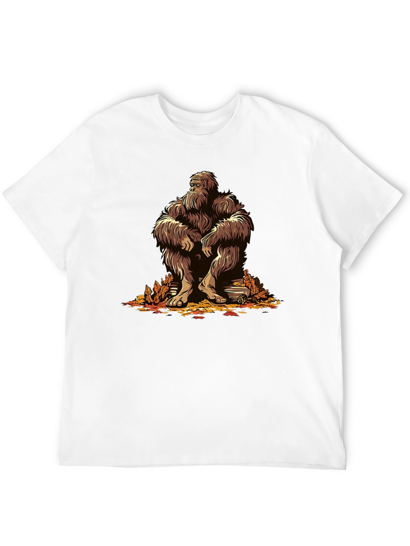 Bigfoot Graphic Tee - Sasquatch Illustration T-Shirt
