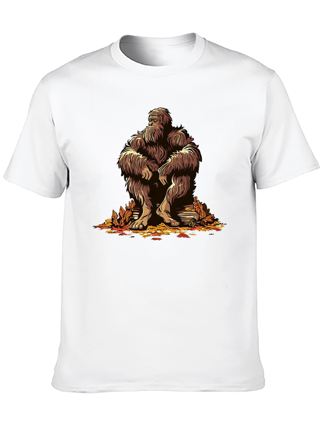 Bigfoot Graphic Tee - Sasquatch Illustration T-Shirt