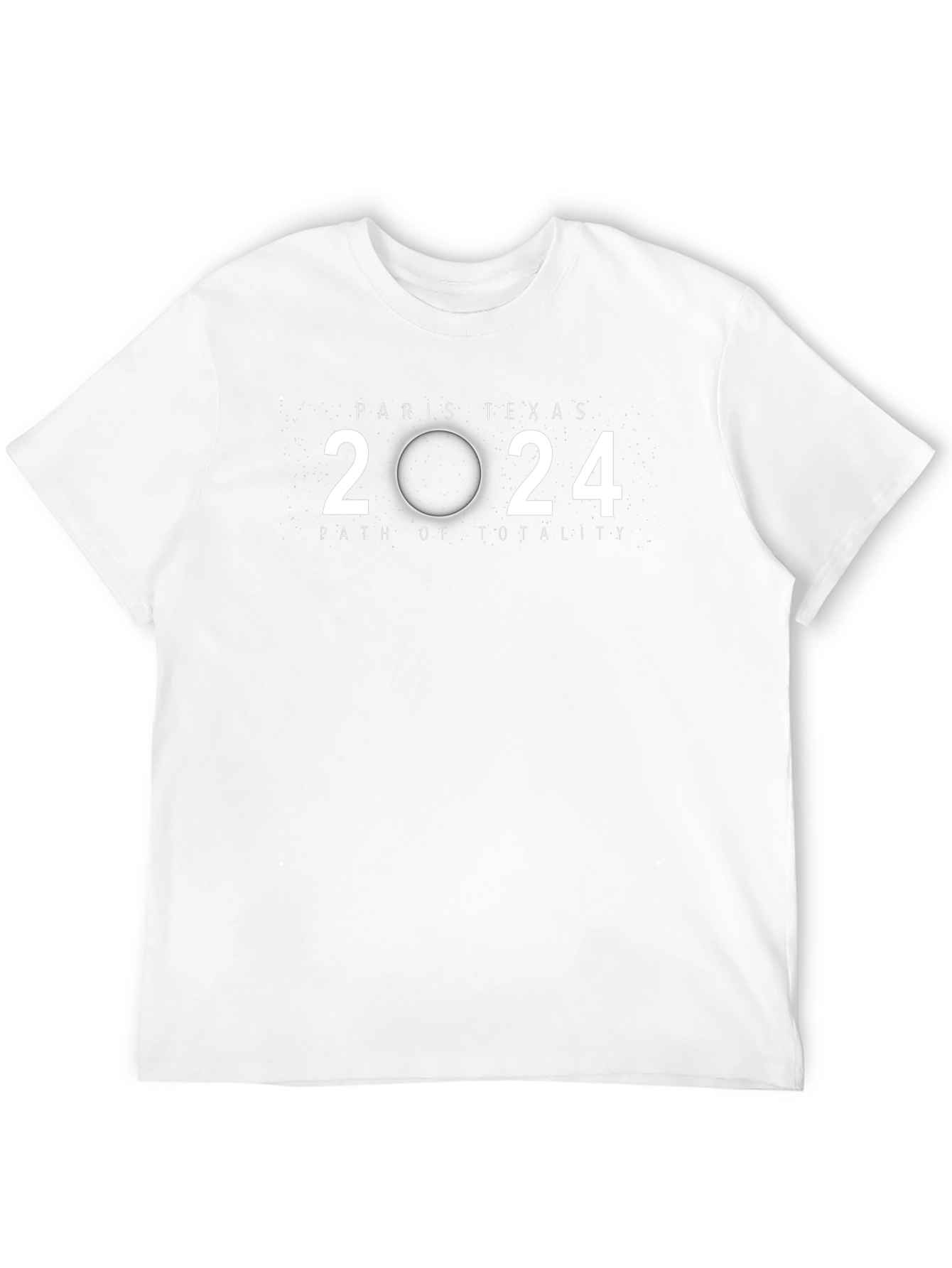 Paris Texas 2024 Path of Totality Eclipse T-Shirt