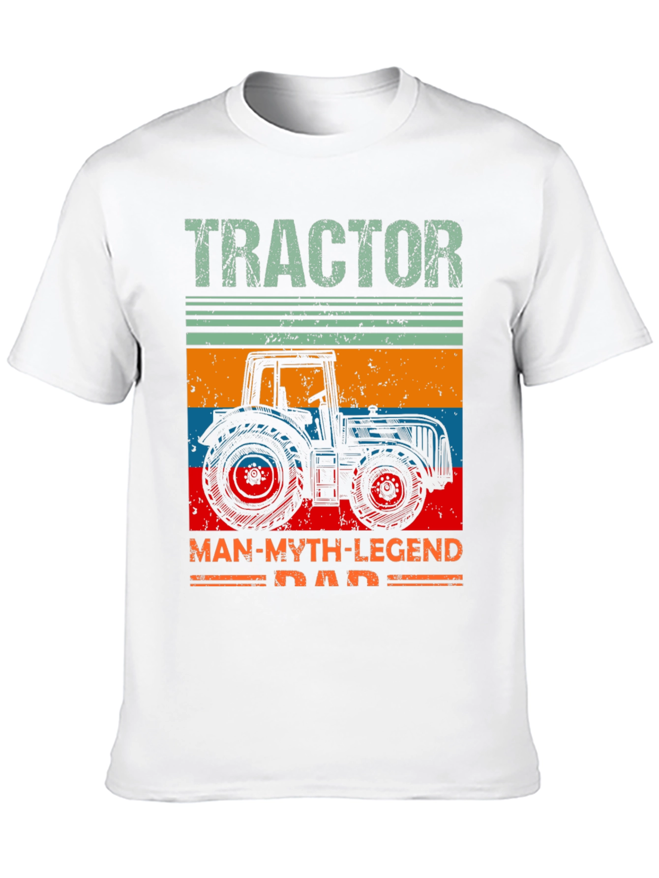 Tractor Dad T-Shirt: Man Myth Legend