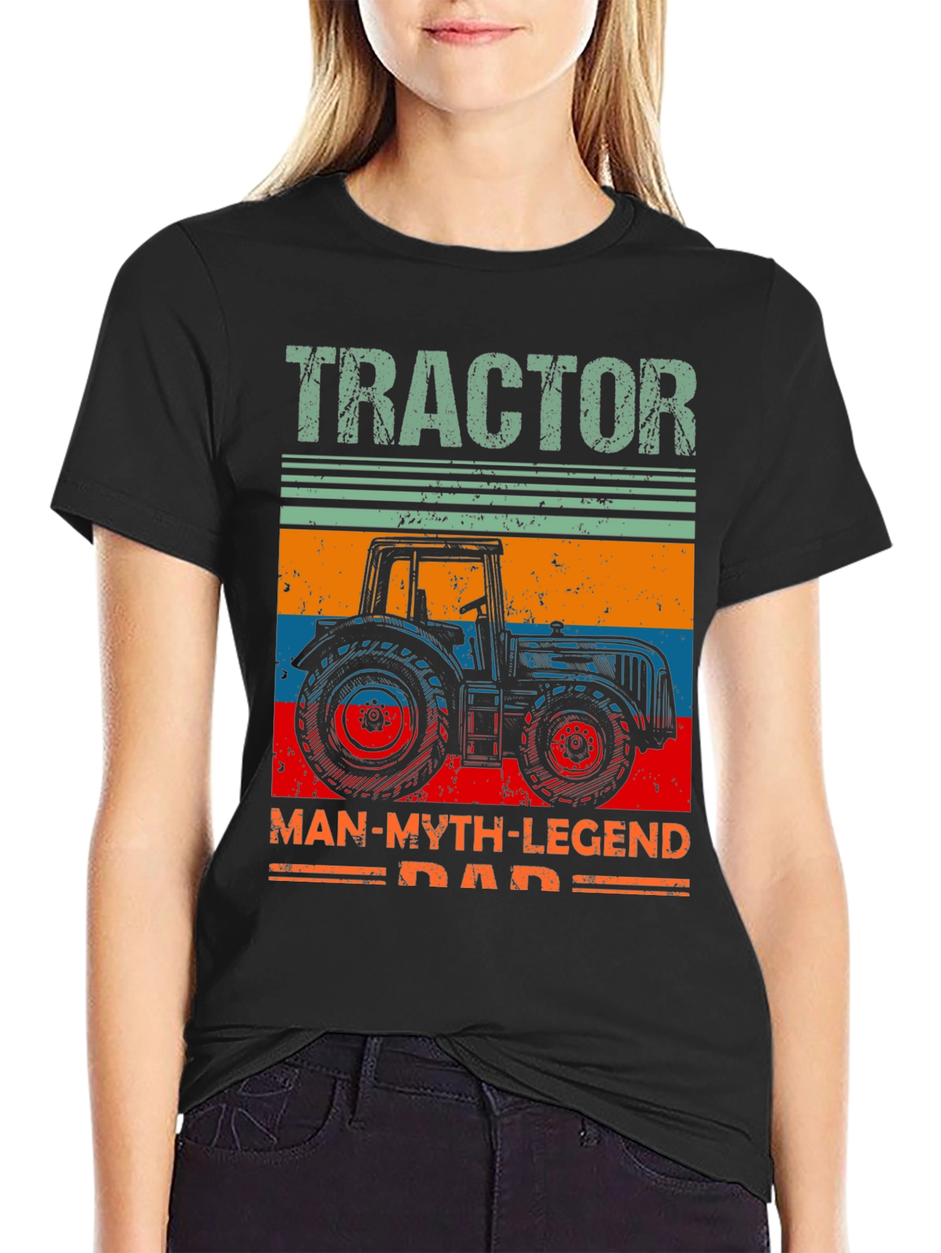 Tractor Dad T-Shirt: Man Myth Legend