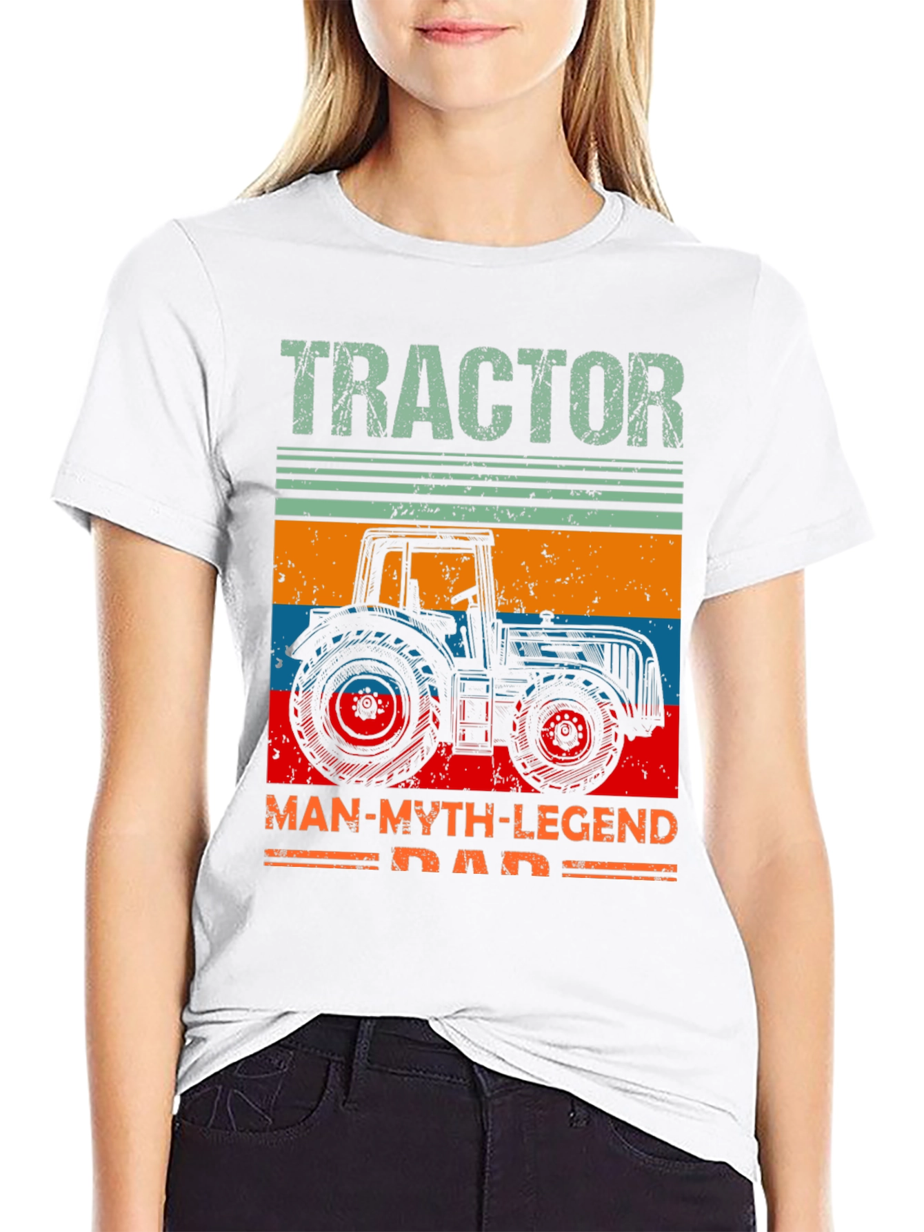 Tractor Dad T-Shirt: Man Myth Legend