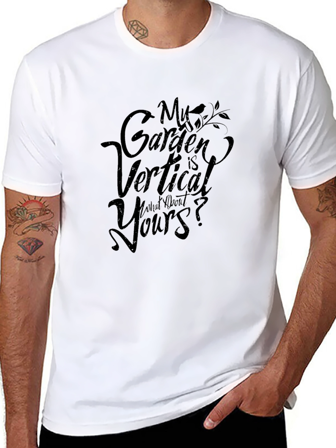 Vertical Garden Tee - Trendy Garden Lover T-Shirt