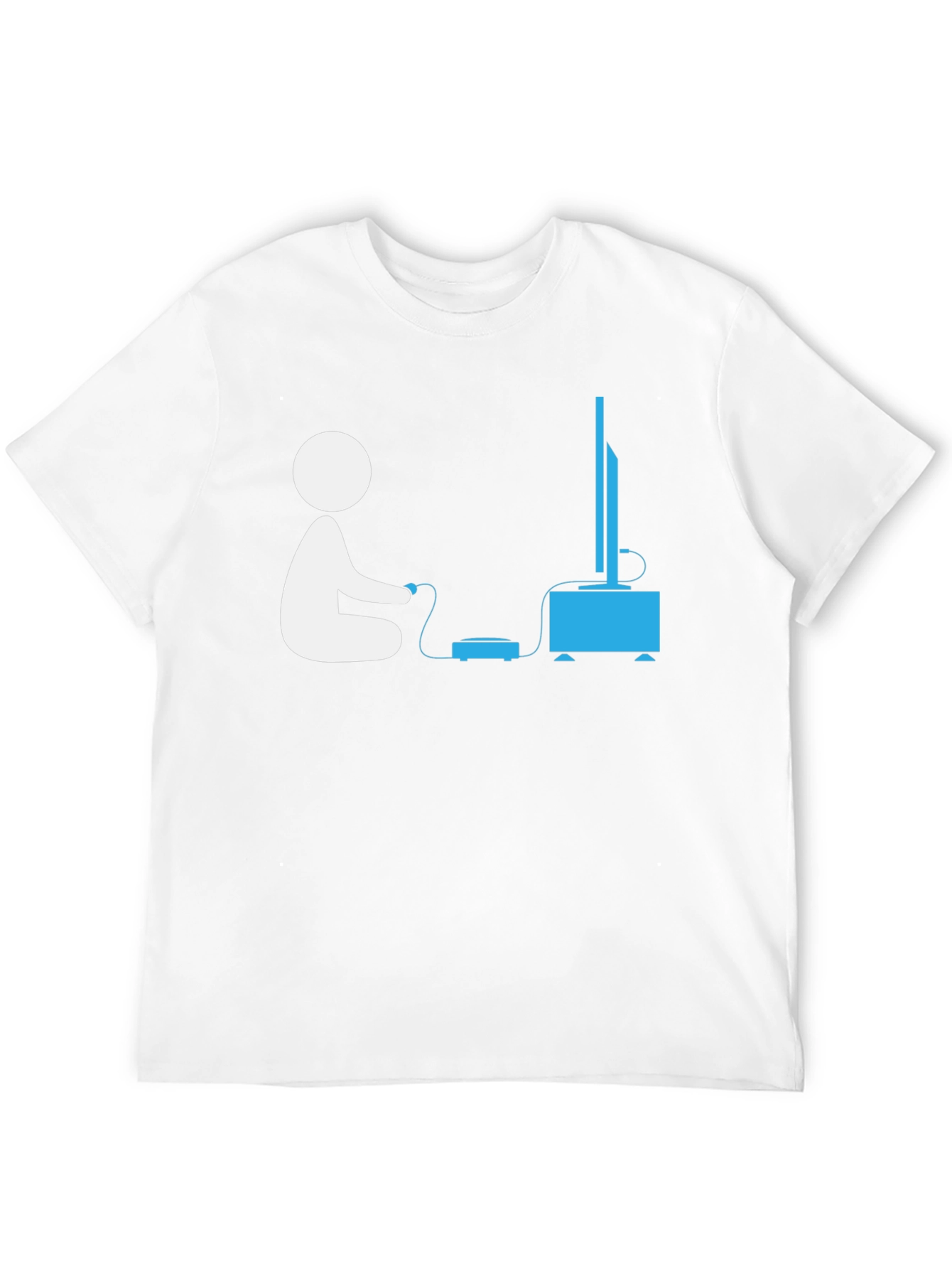 Gamer Silhouette Graphic T-Shirt - Relax & Play!