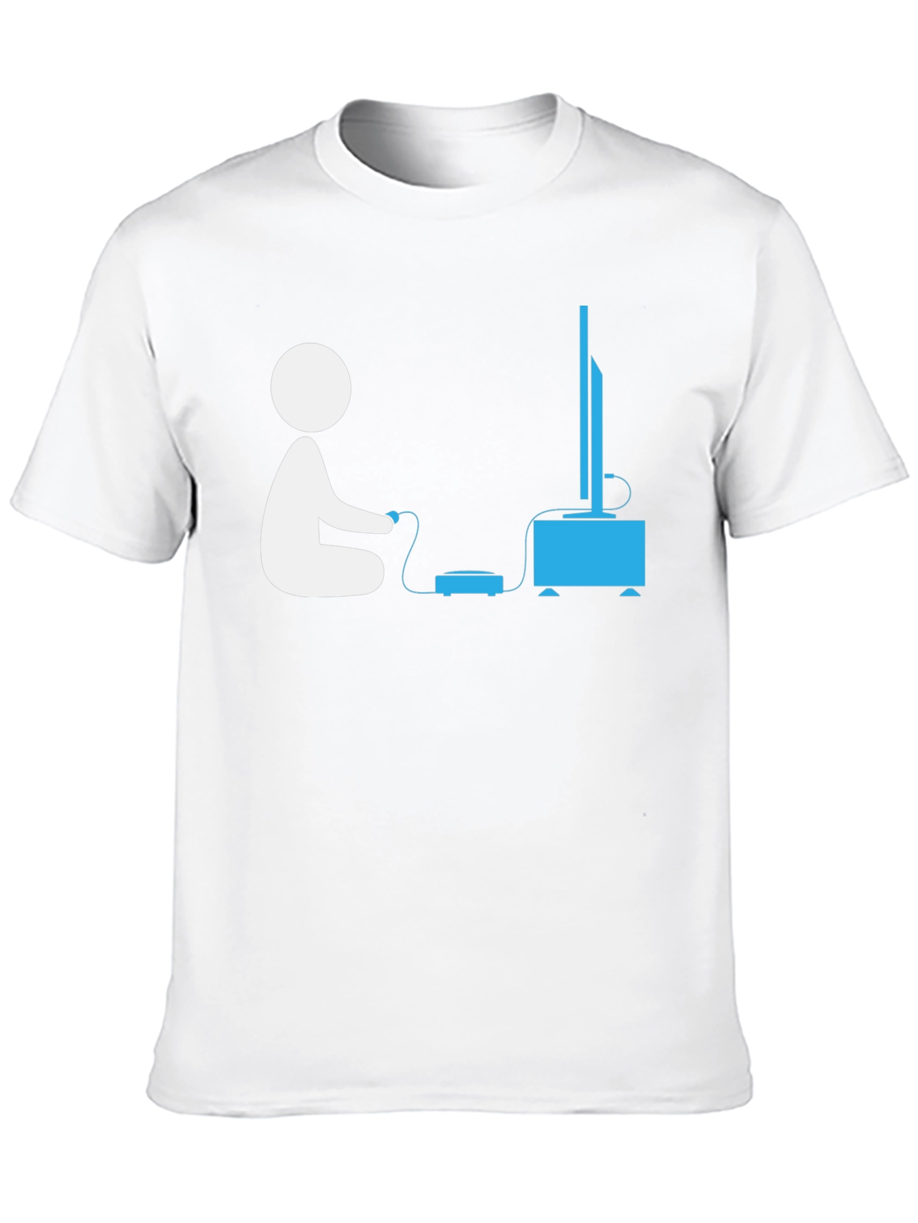 Gamer Silhouette Graphic T-Shirt - Relax & Play!