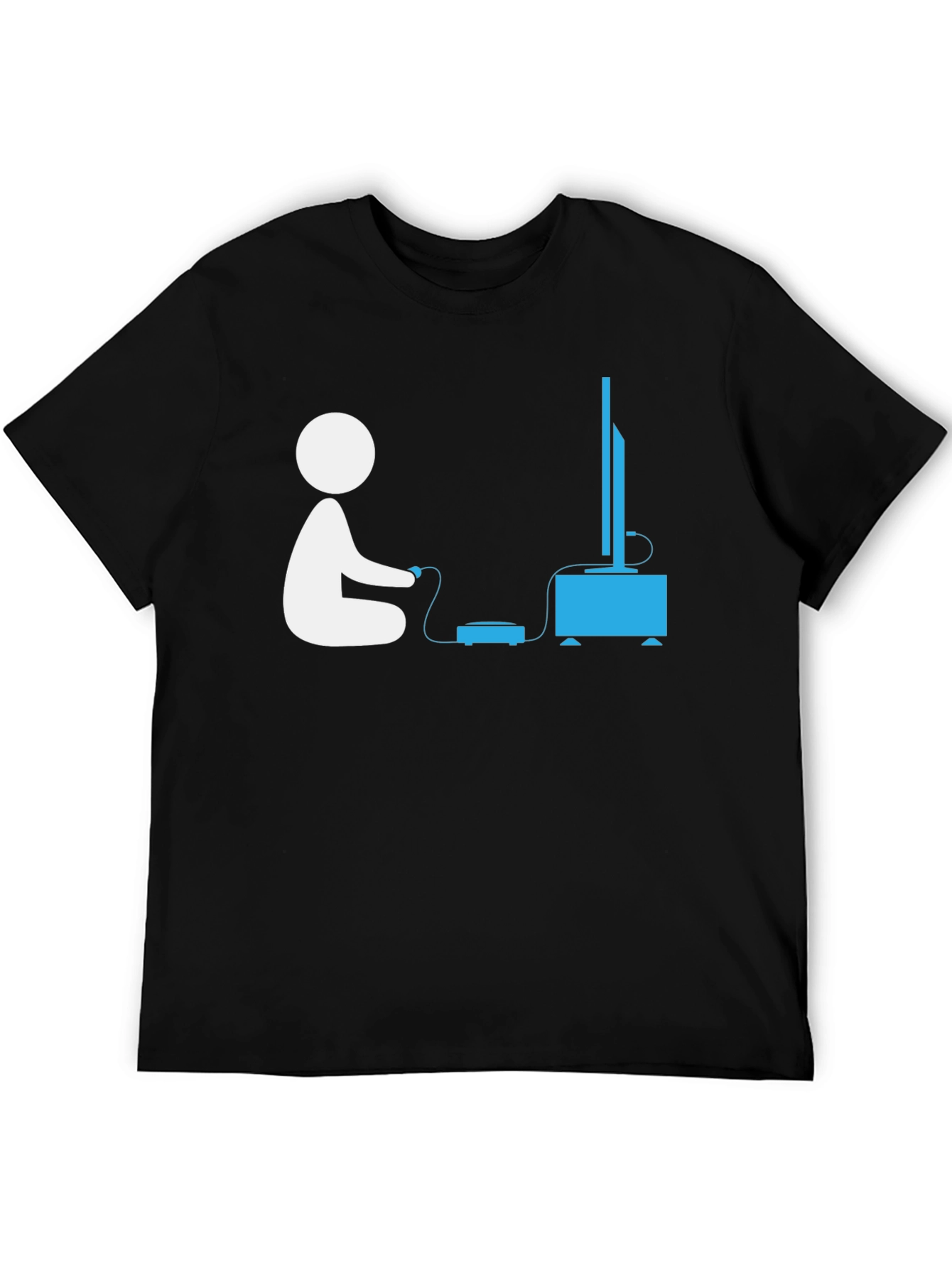 Gamer Silhouette Graphic T-Shirt - Relax & Play!