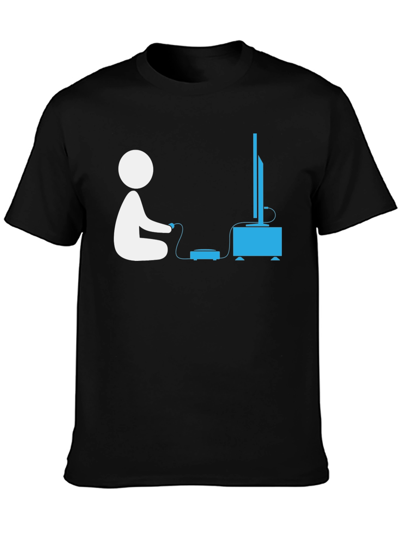 Gamer Silhouette Graphic T-Shirt - Relax & Play!