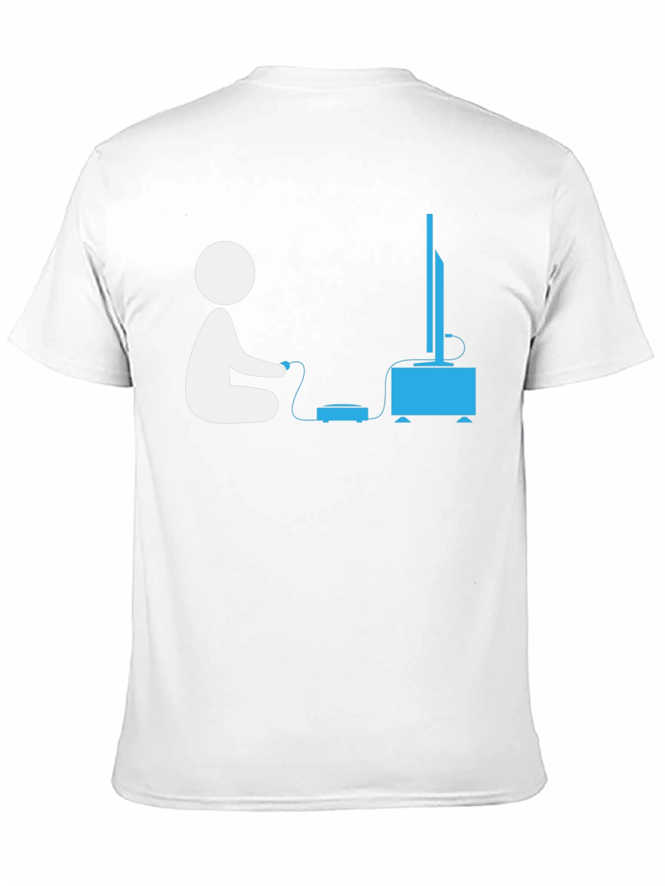 Gamer Silhouette Graphic T-Shirt - Relax & Play!