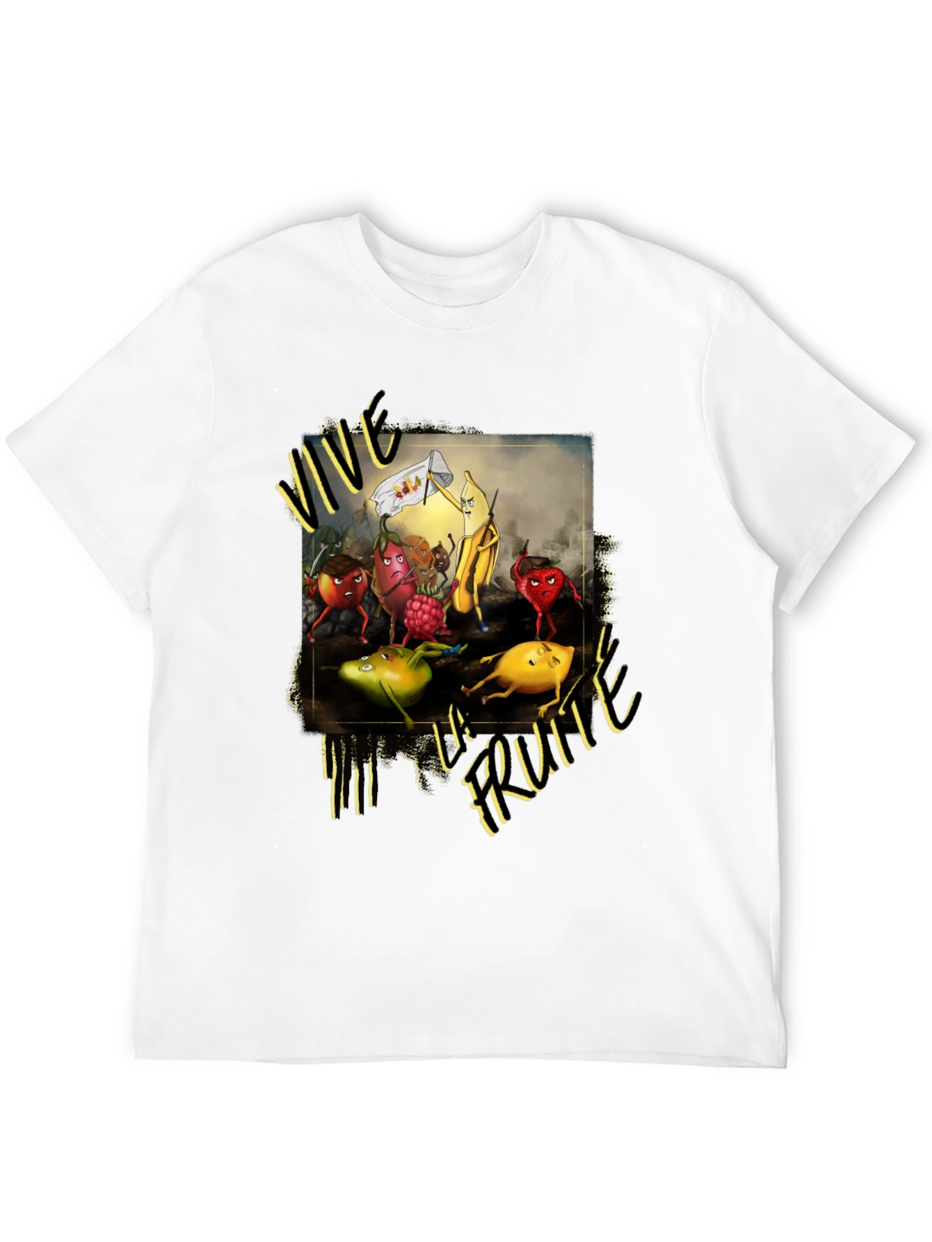 Vive la Fruta Black T-Shirt