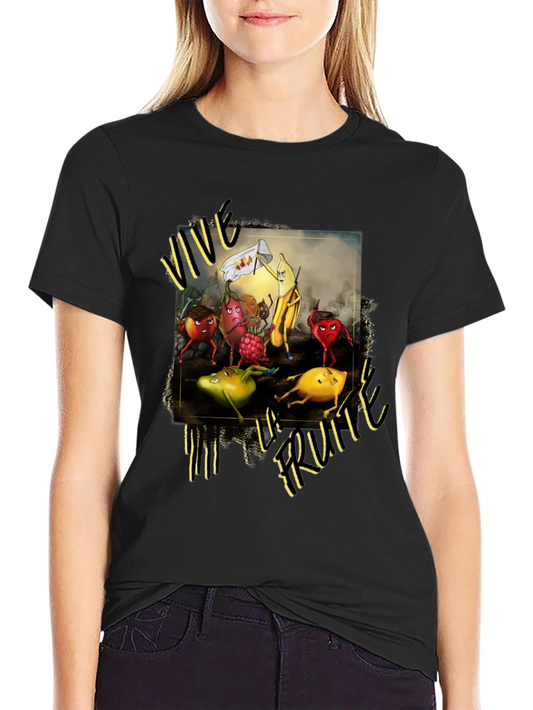 Vive la Fruta Black T-Shirt