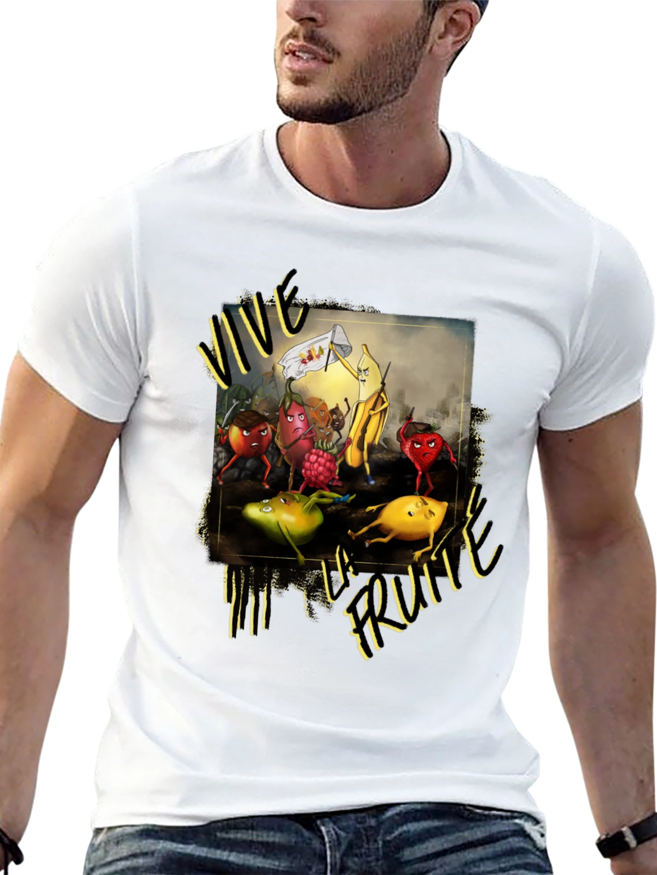 Vive la Fruta Black T-Shirt