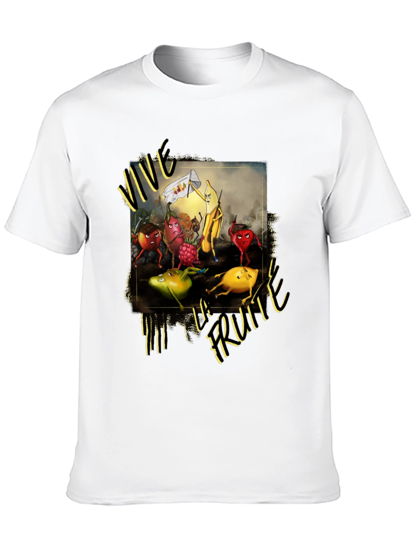 Vive la Fruta Black T-Shirt