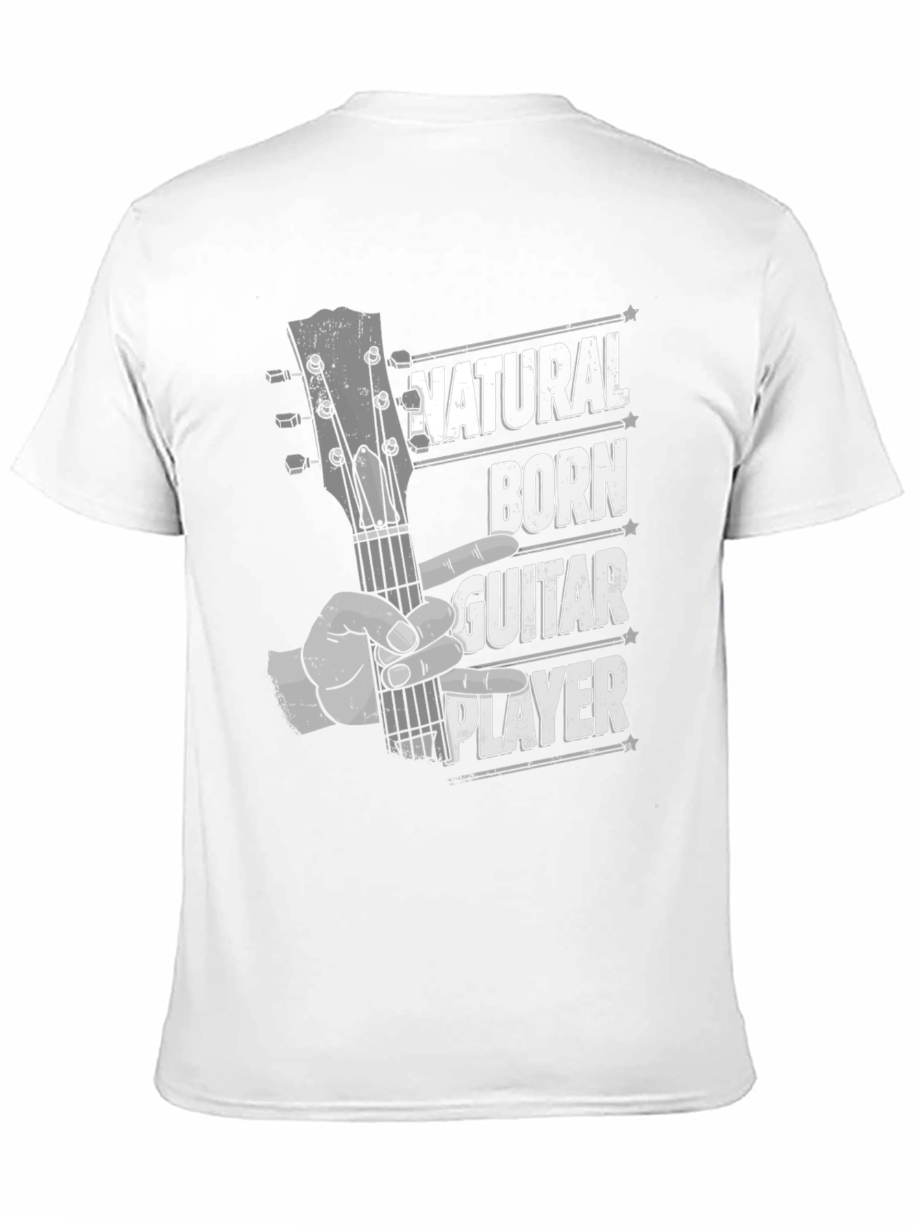 Natural Born Guitar Player Black T-Shirt