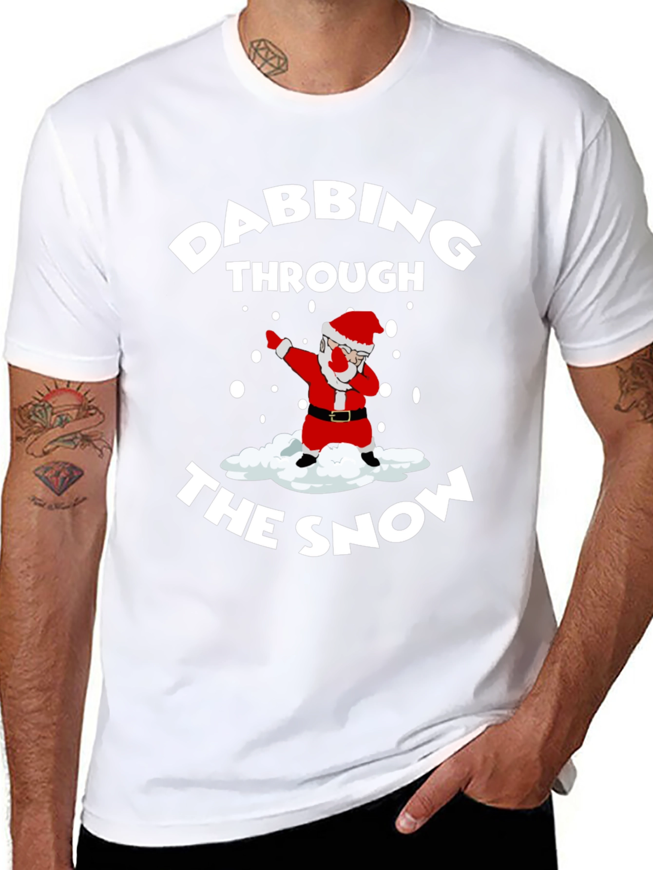 Dabbing Santa Christmas T-Shirt