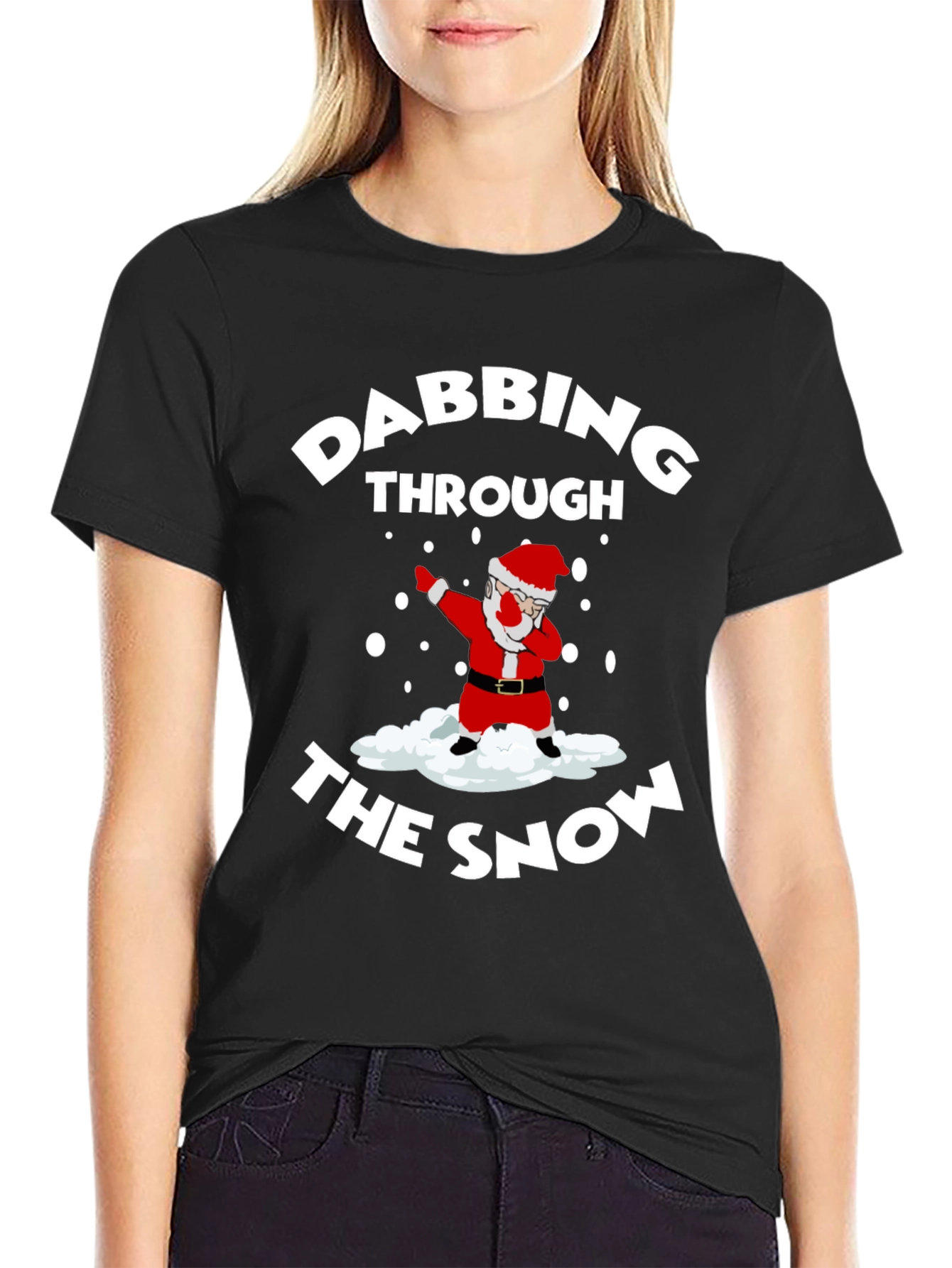 Dabbing Santa Christmas T-Shirt