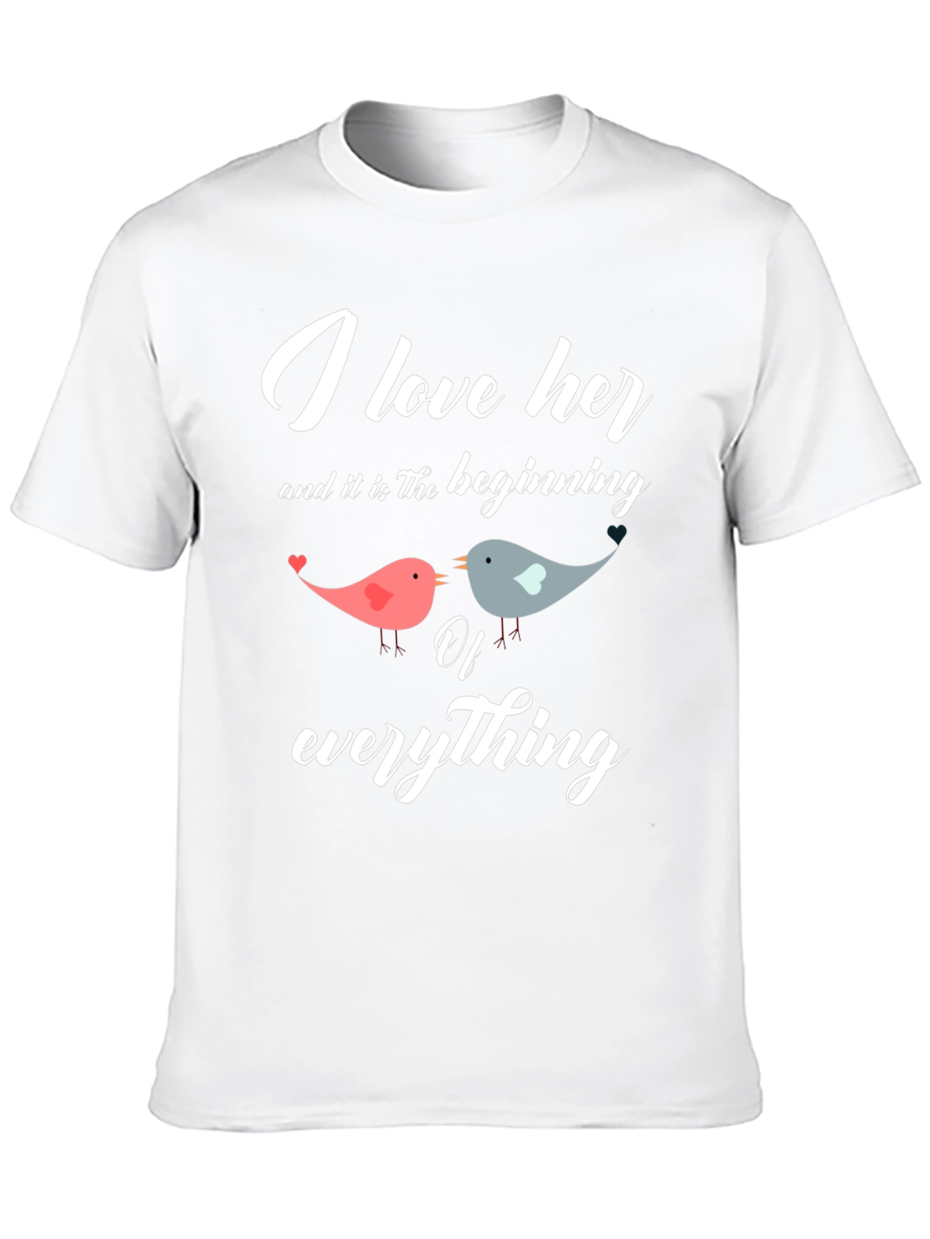 I Love Her T-Shirt - Romantic Couple Tee