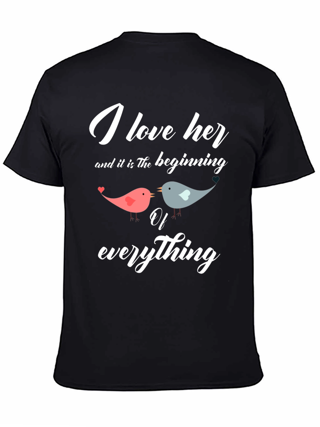I Love Her T-Shirt - Romantic Couple Tee