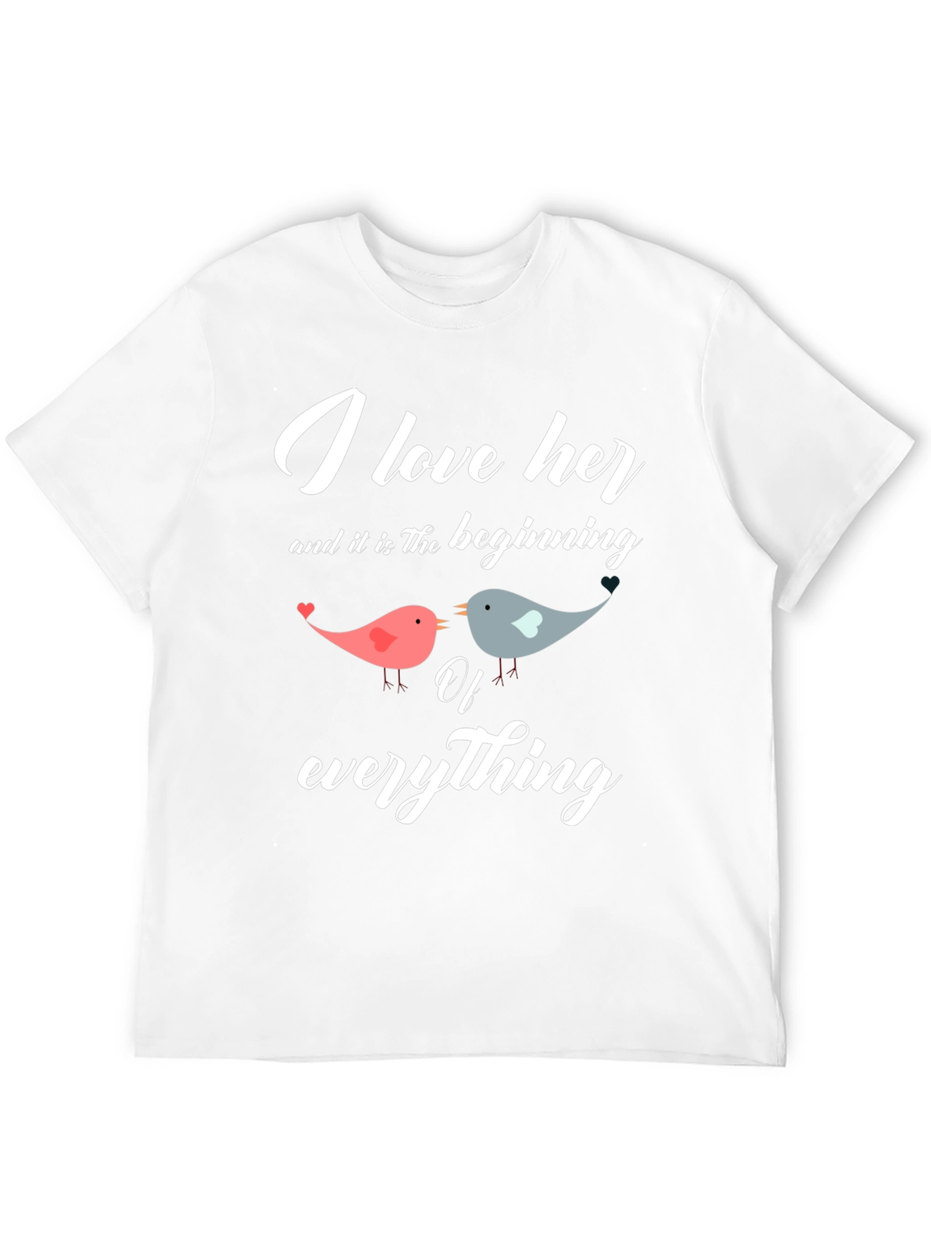 I Love Her T-Shirt - Romantic Couple Tee