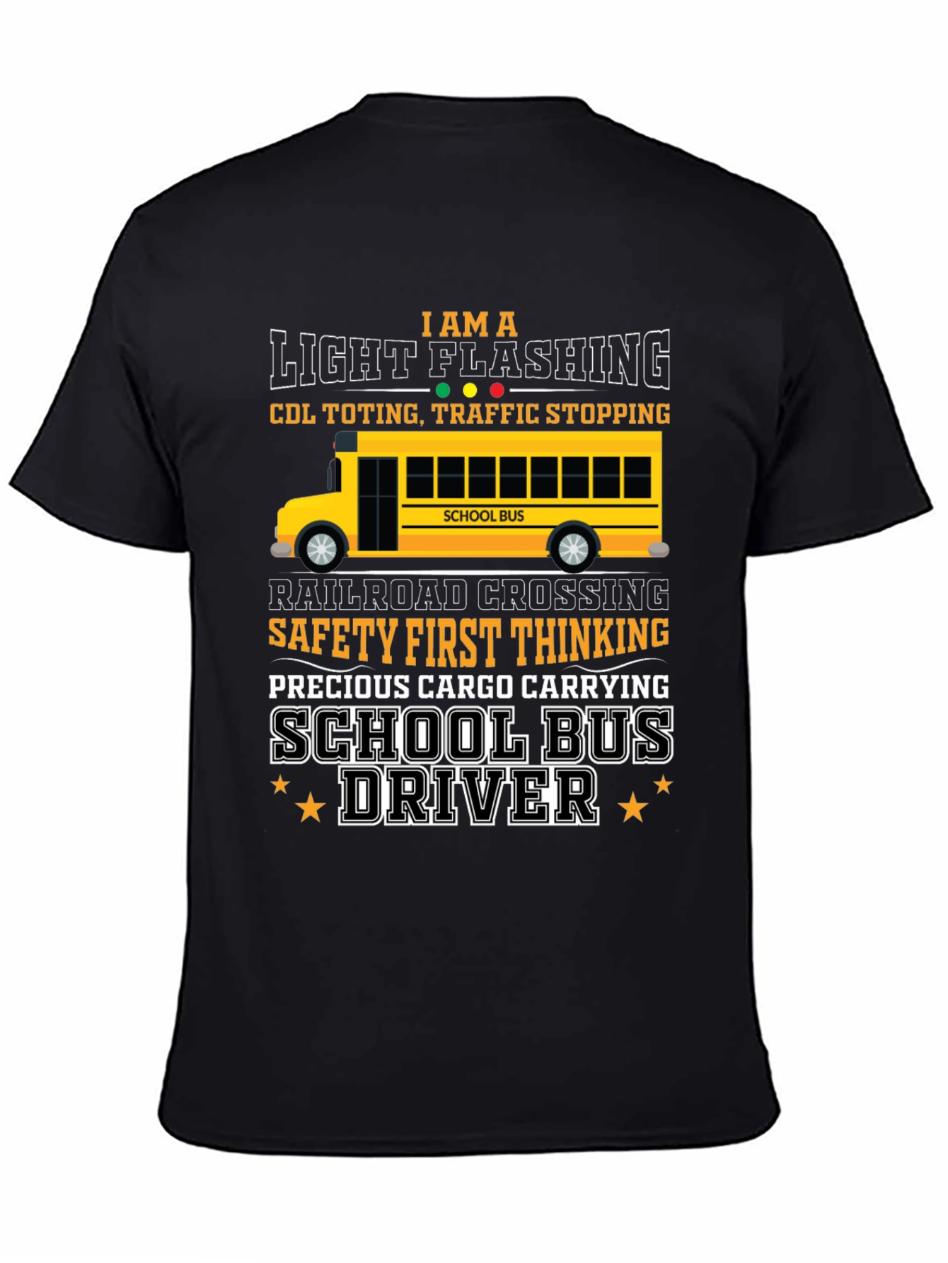 School Bus Driver Graphic T-Shirt