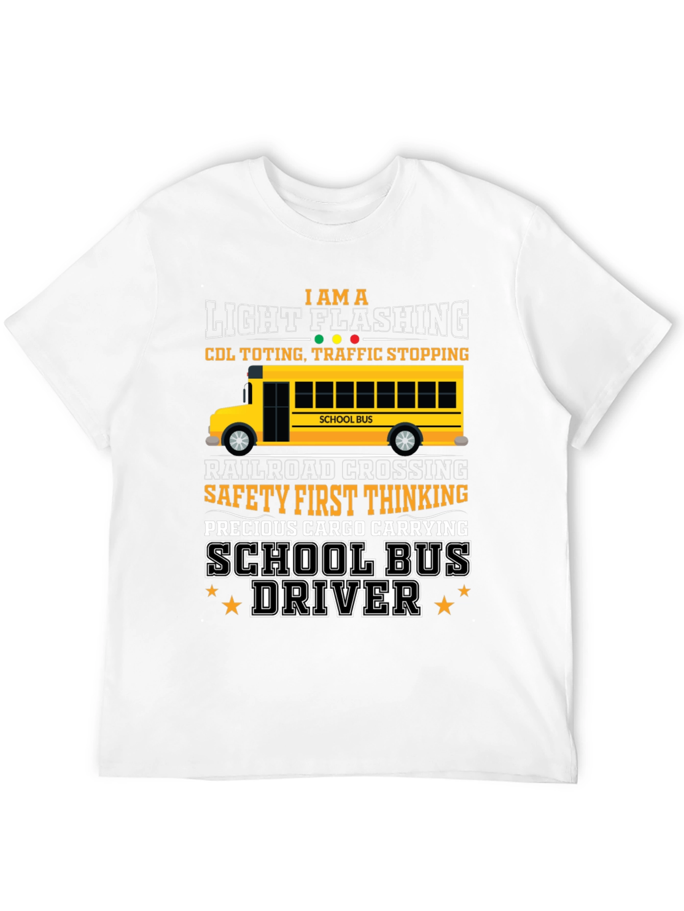 School Bus Driver Graphic T-Shirt