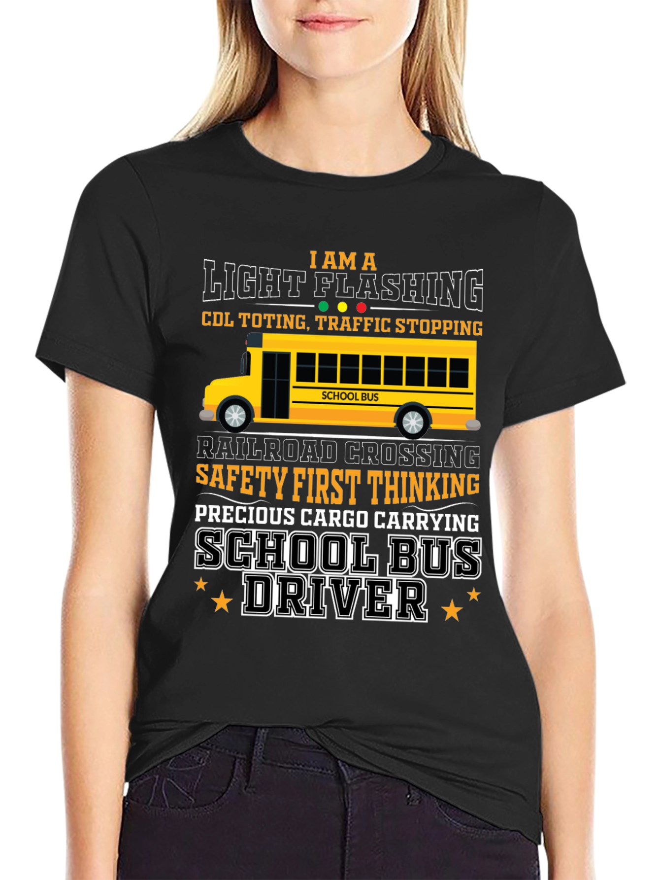 School Bus Driver Graphic T-Shirt