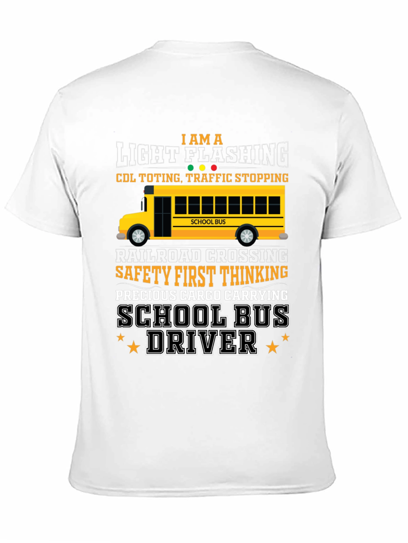 School Bus Driver Graphic T-Shirt