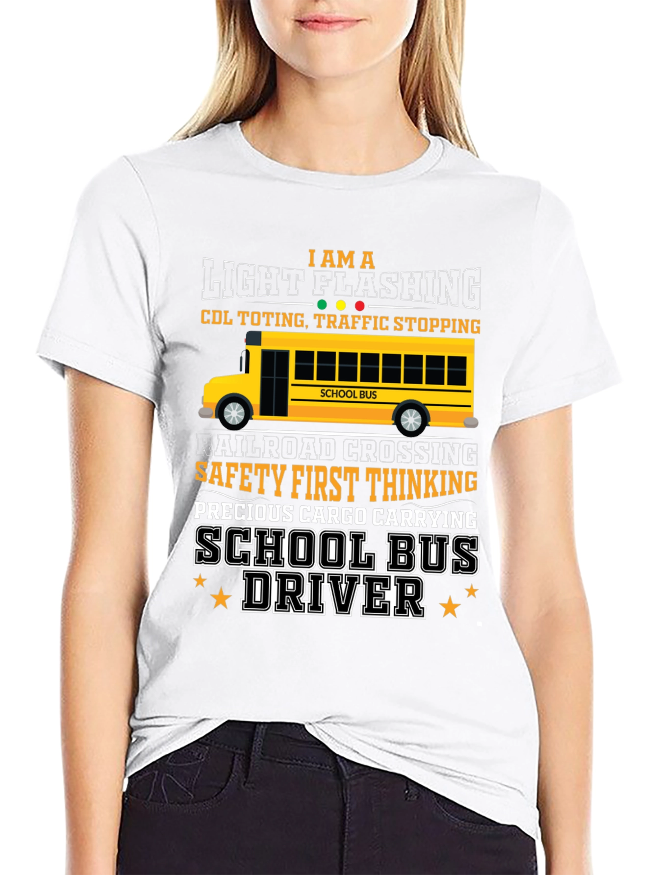 School Bus Driver Graphic T-Shirt