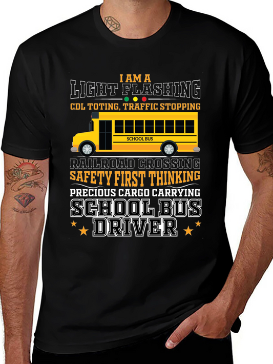 School Bus Driver Graphic T-Shirt