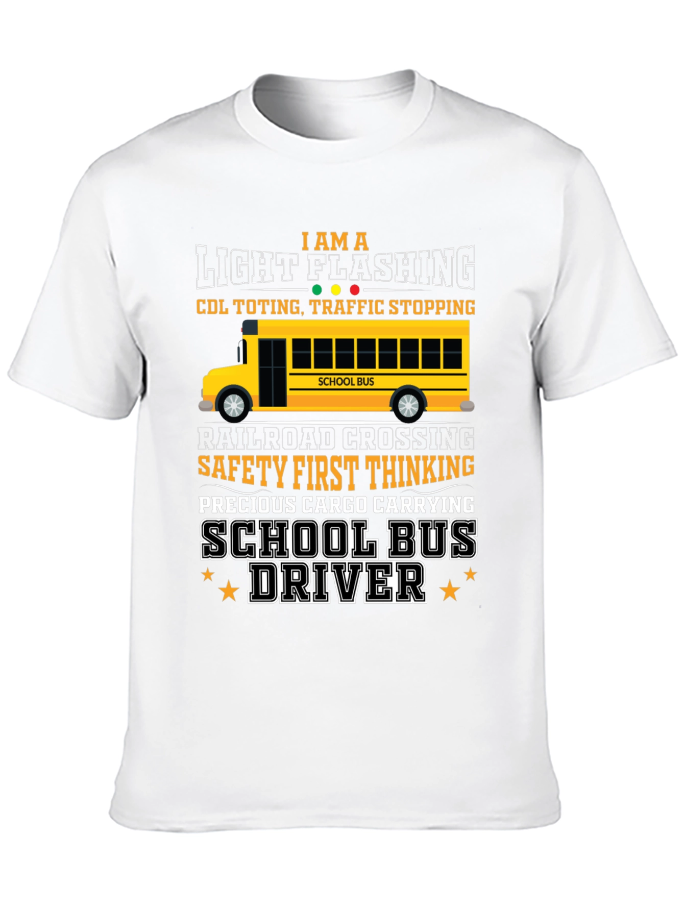 School Bus Driver Graphic T-Shirt