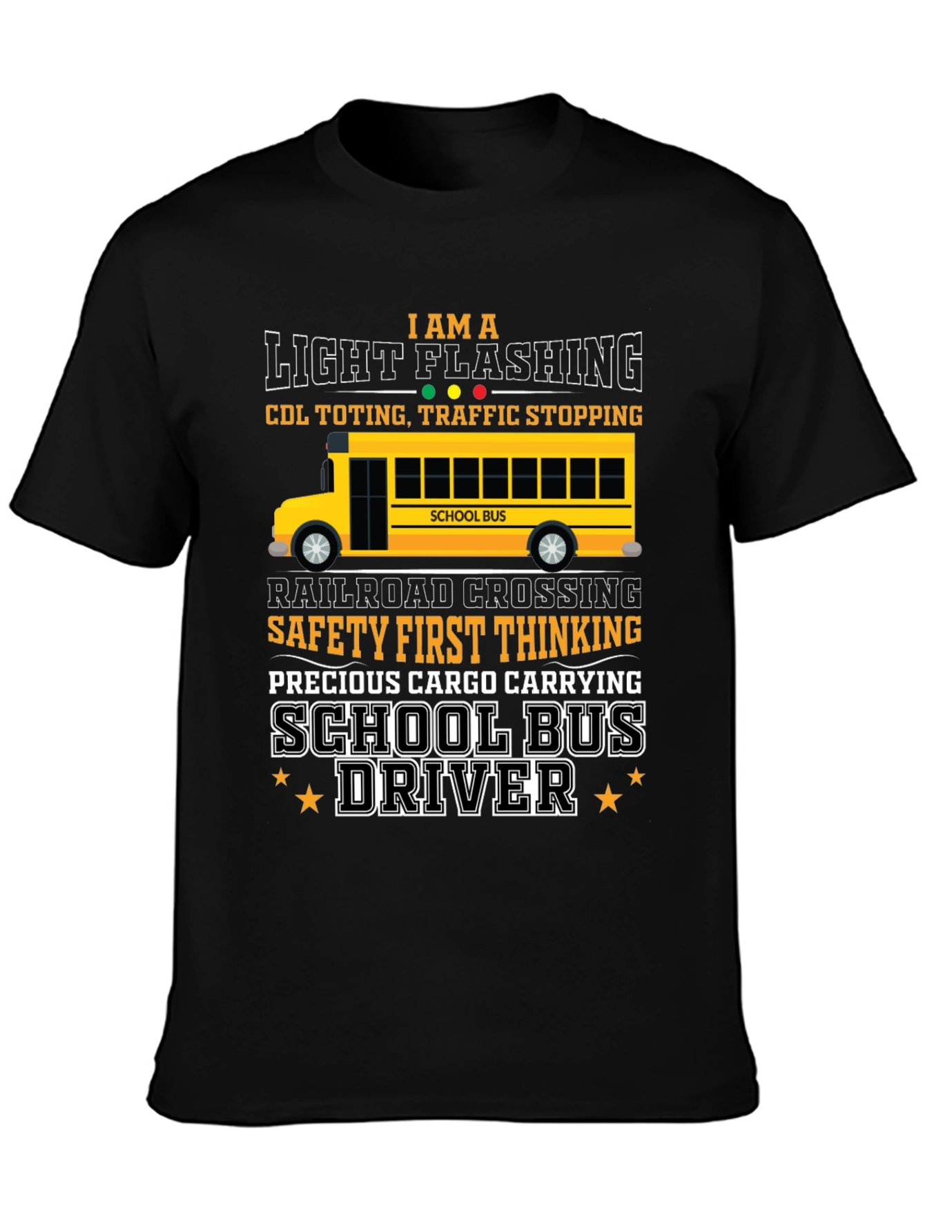 School Bus Driver Graphic T-Shirt