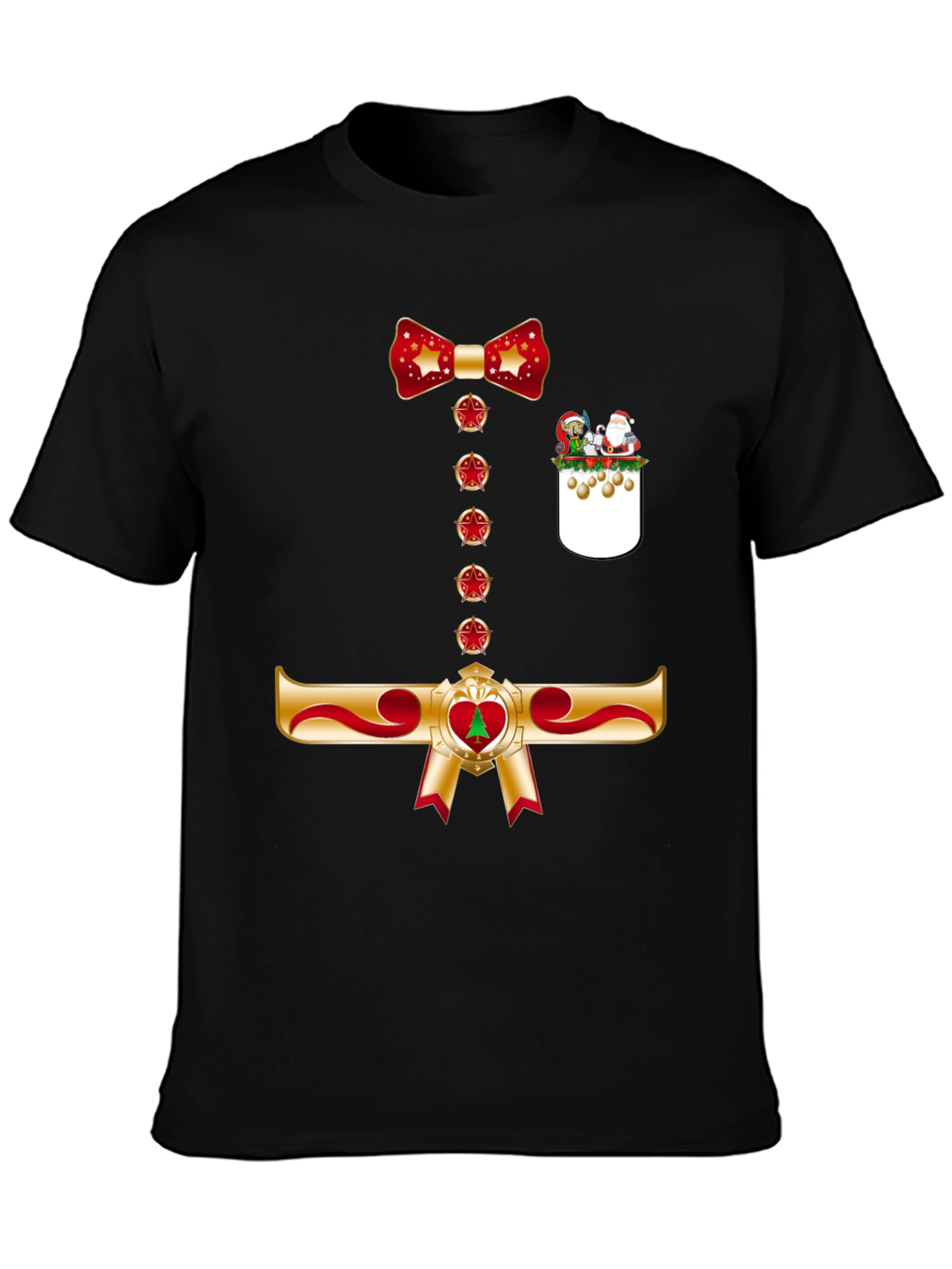 Festive Bowtie Christmas T-Shirt