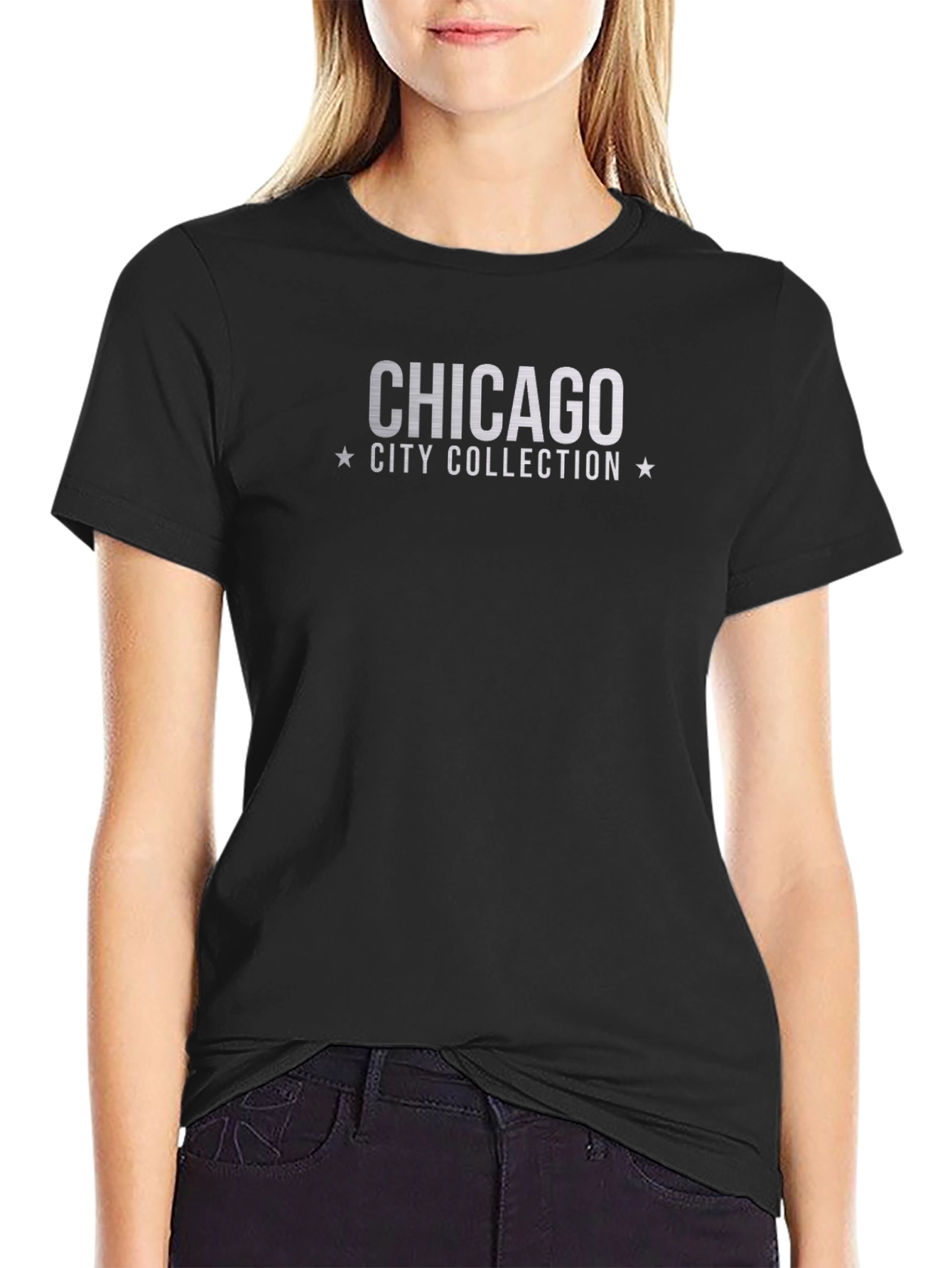 Chicago City Collection Black T-Shirt