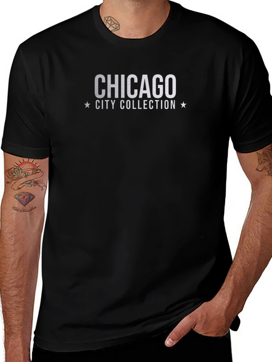 Chicago City Collection Black T-Shirt