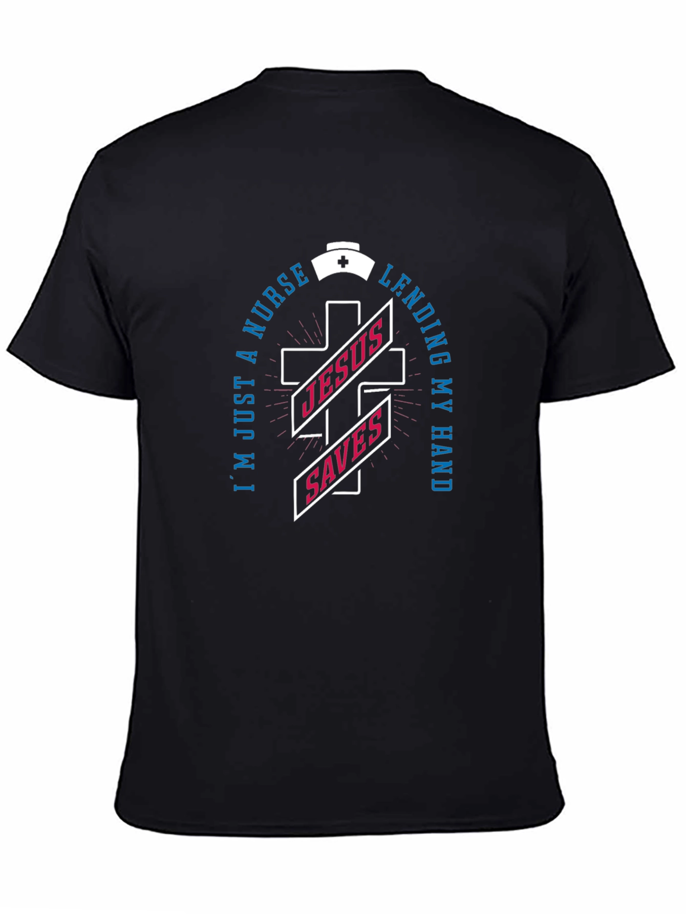 Nurse Jesus Saves Graphic T-Shirt