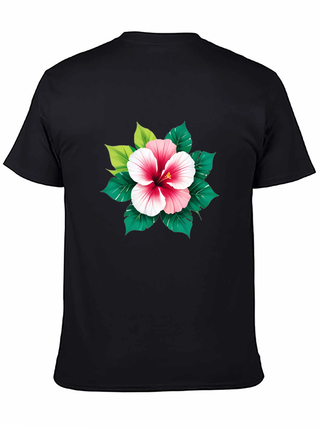 Hibiscus Flower Graphic T-Shirt